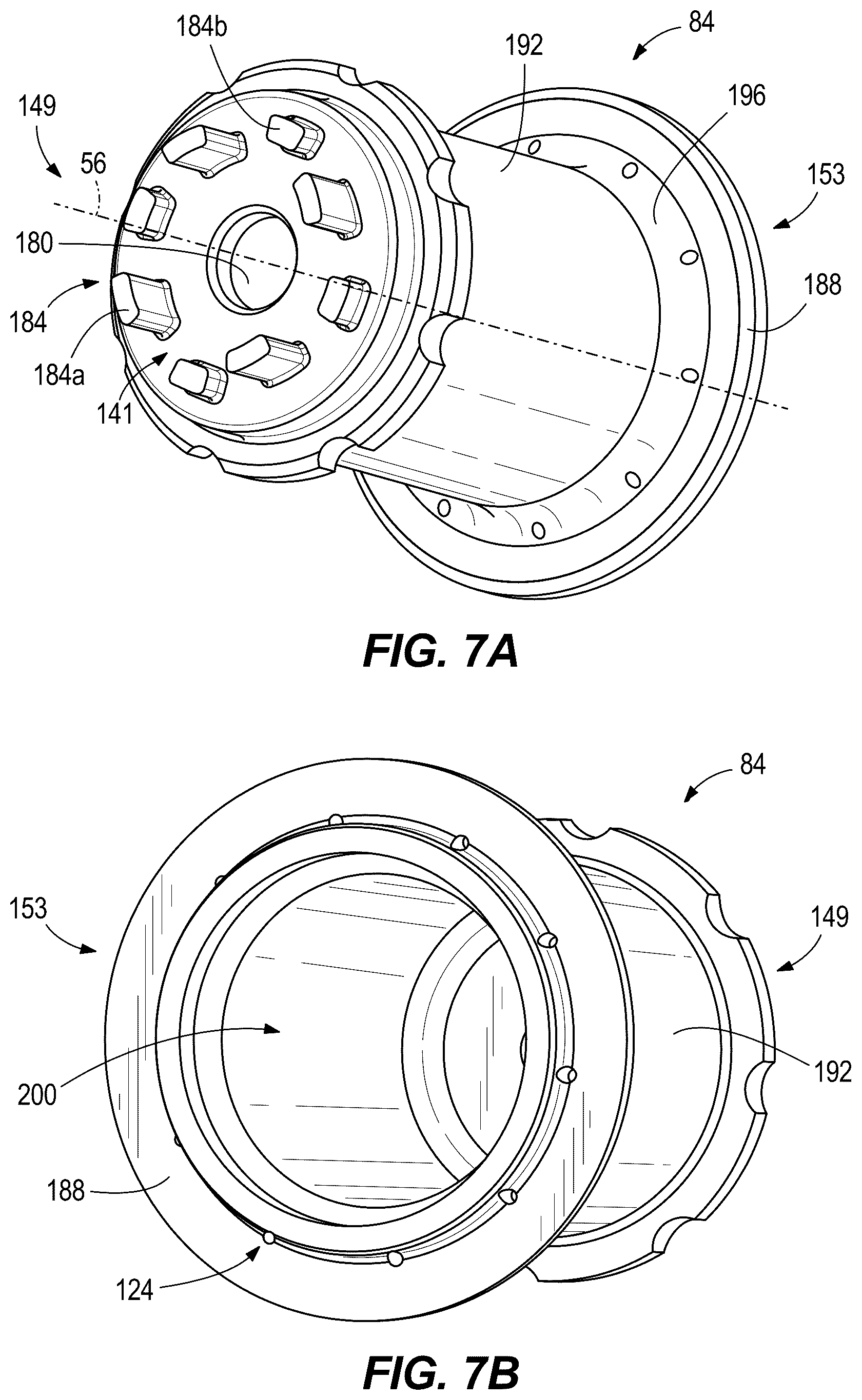 Patent US12448120 Figure 7 – Shaft assembly for split torque gear box