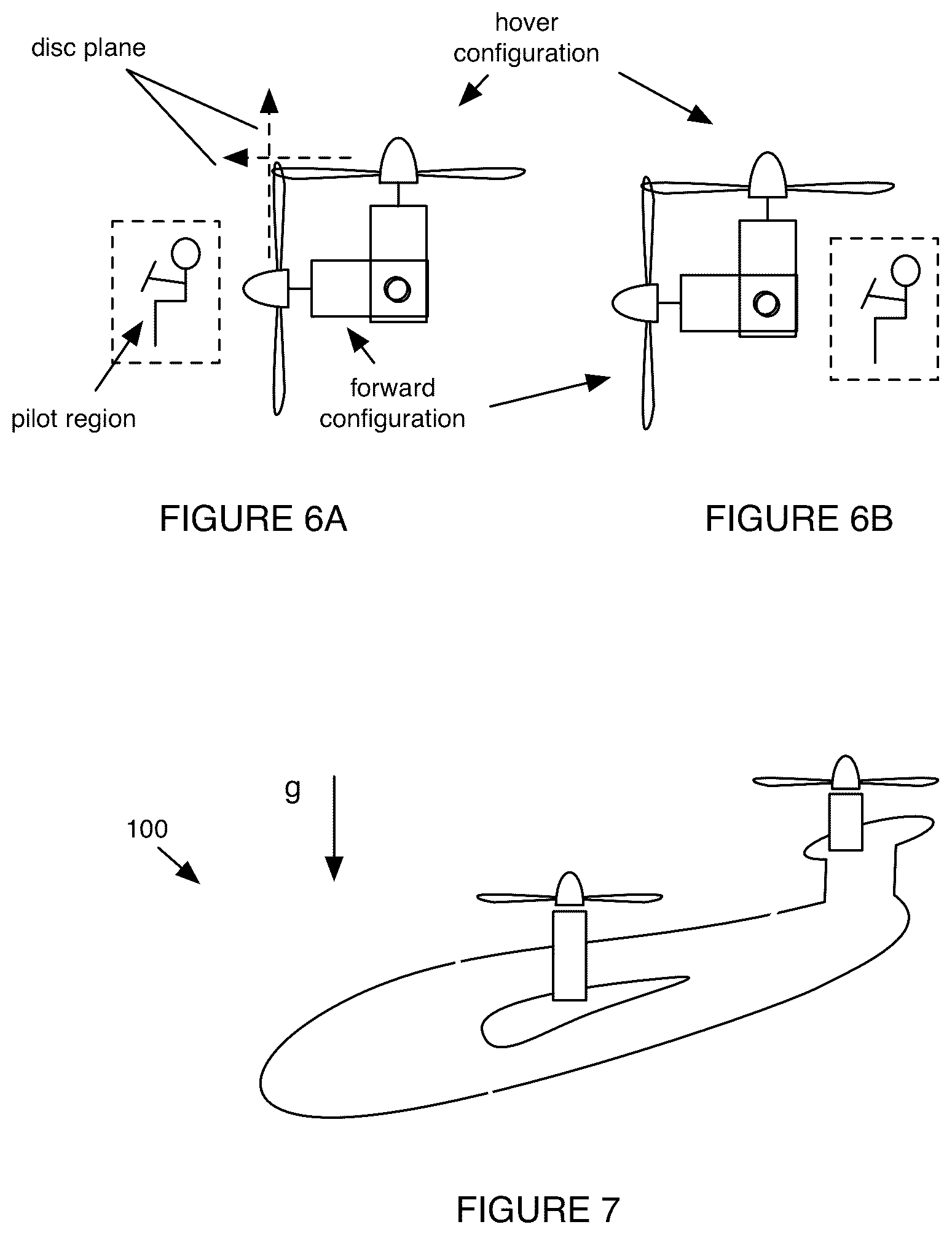 Patent US12448123 Figure 3 – Electric tiltrotor aircraft
