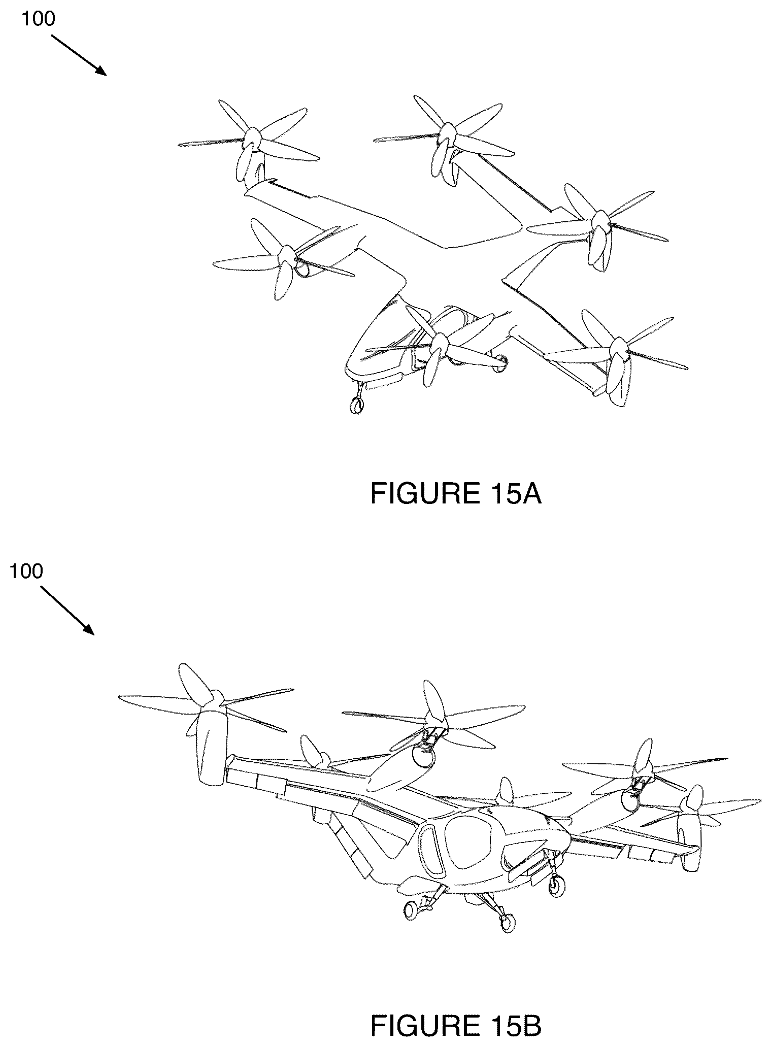 Patent US12448123 Figure 8 – Electric tiltrotor aircraft