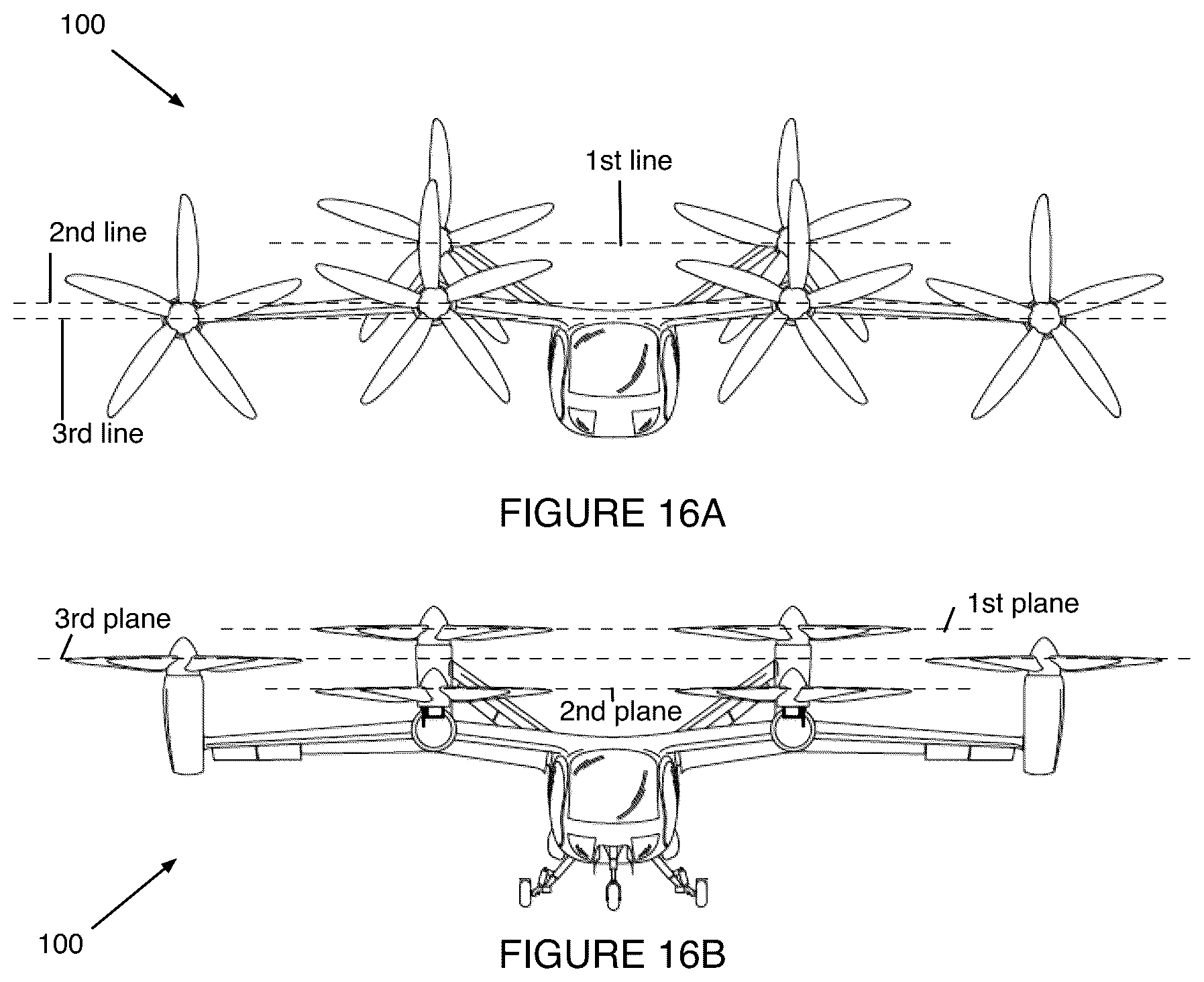 Patent US12448123 Figure 9 – Electric tiltrotor aircraft