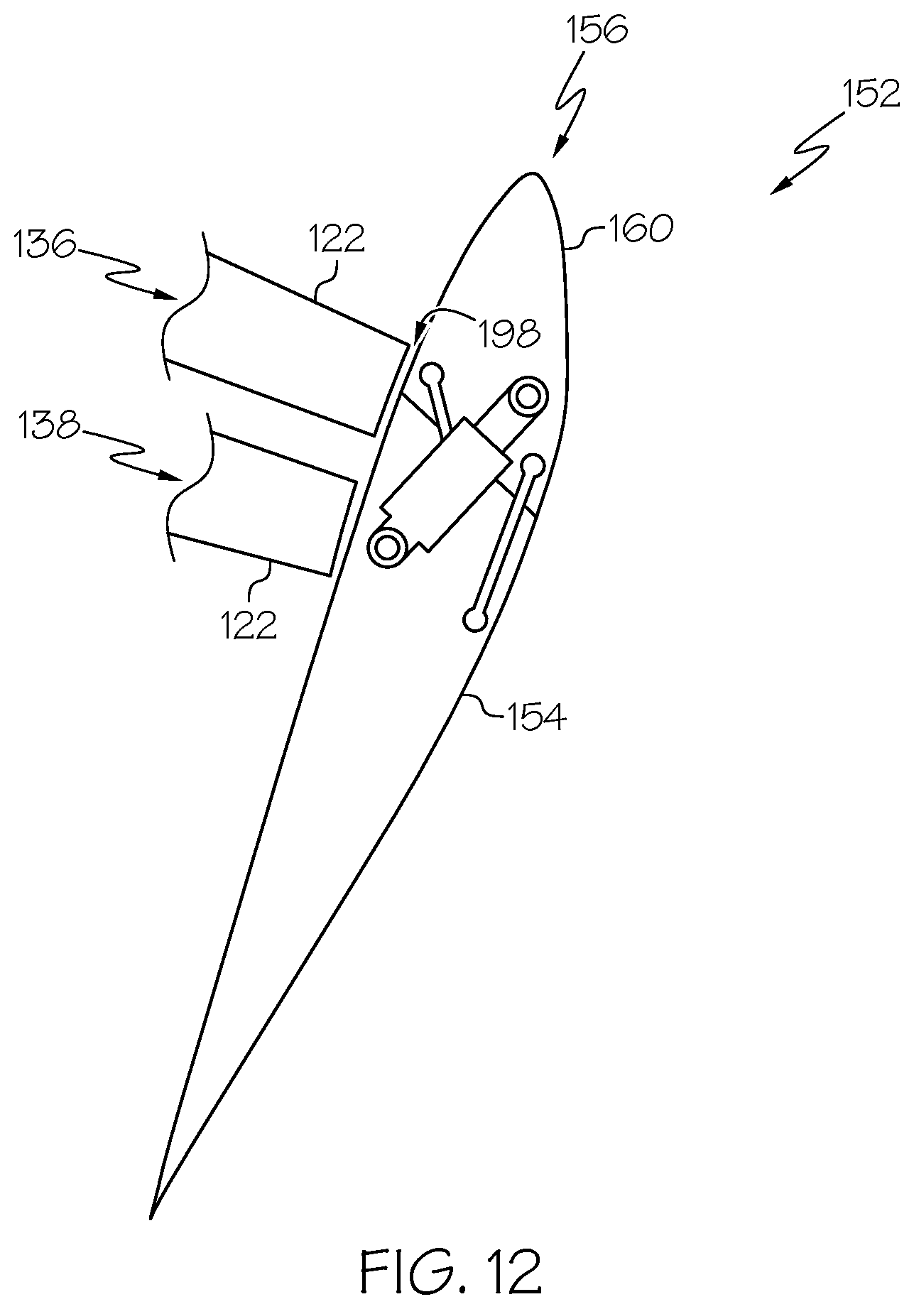 Patent US12448124 Figure 12 – Aerial vehicles, cooperative flying systems, and methods of operating the same