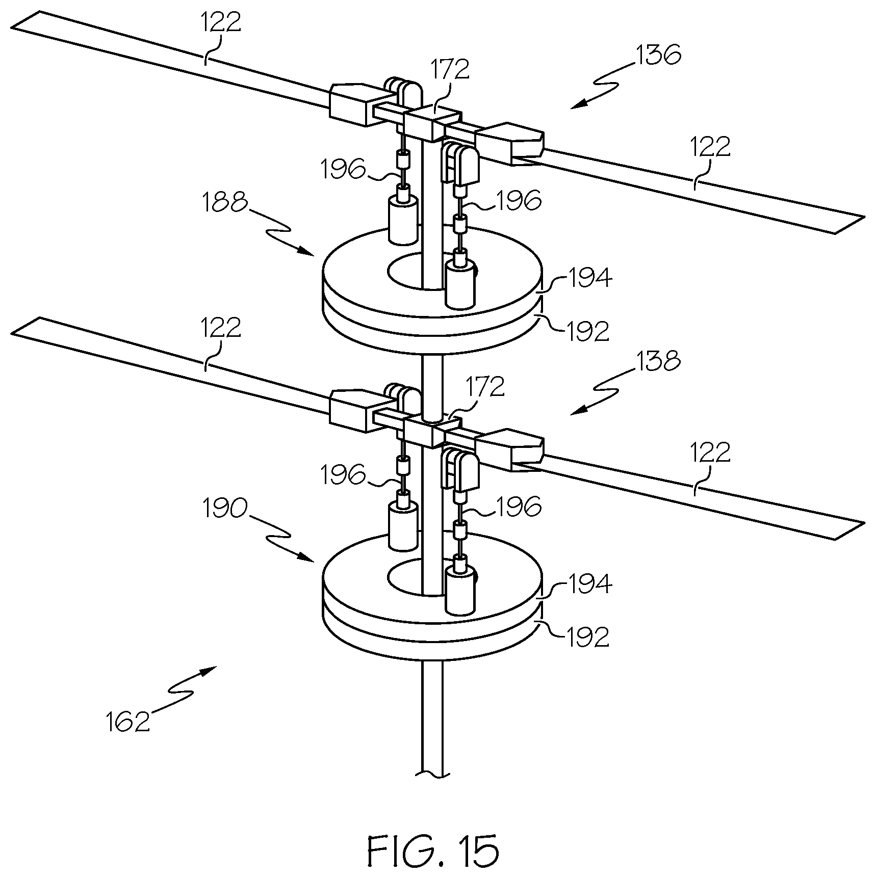 Patent US12448124 Figure 15 – Aerial vehicles, cooperative flying systems, and methods of operating the same