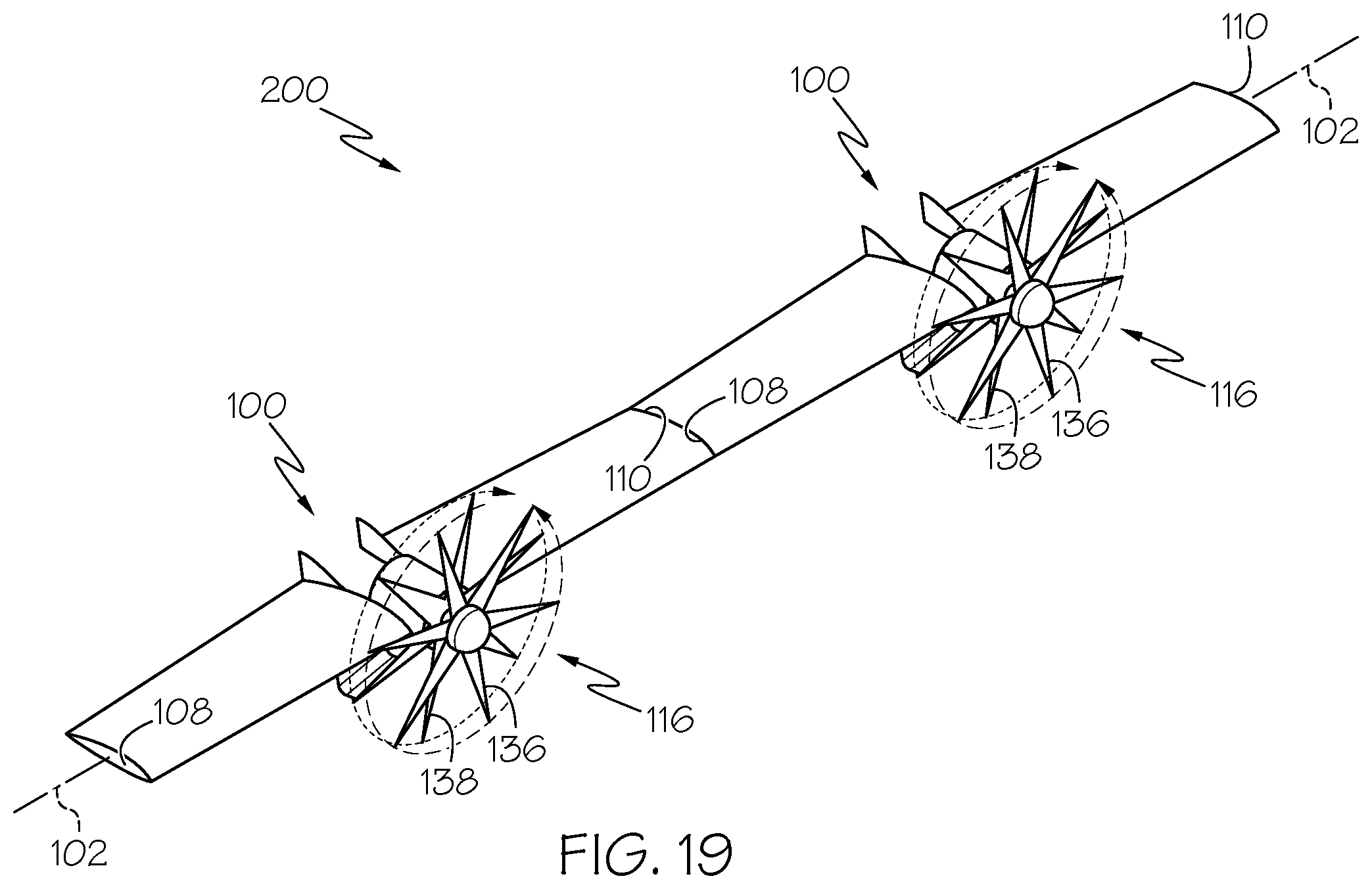 Patent US12448124 Figure 19 – Aerial vehicles, cooperative flying systems, and methods of operating the same