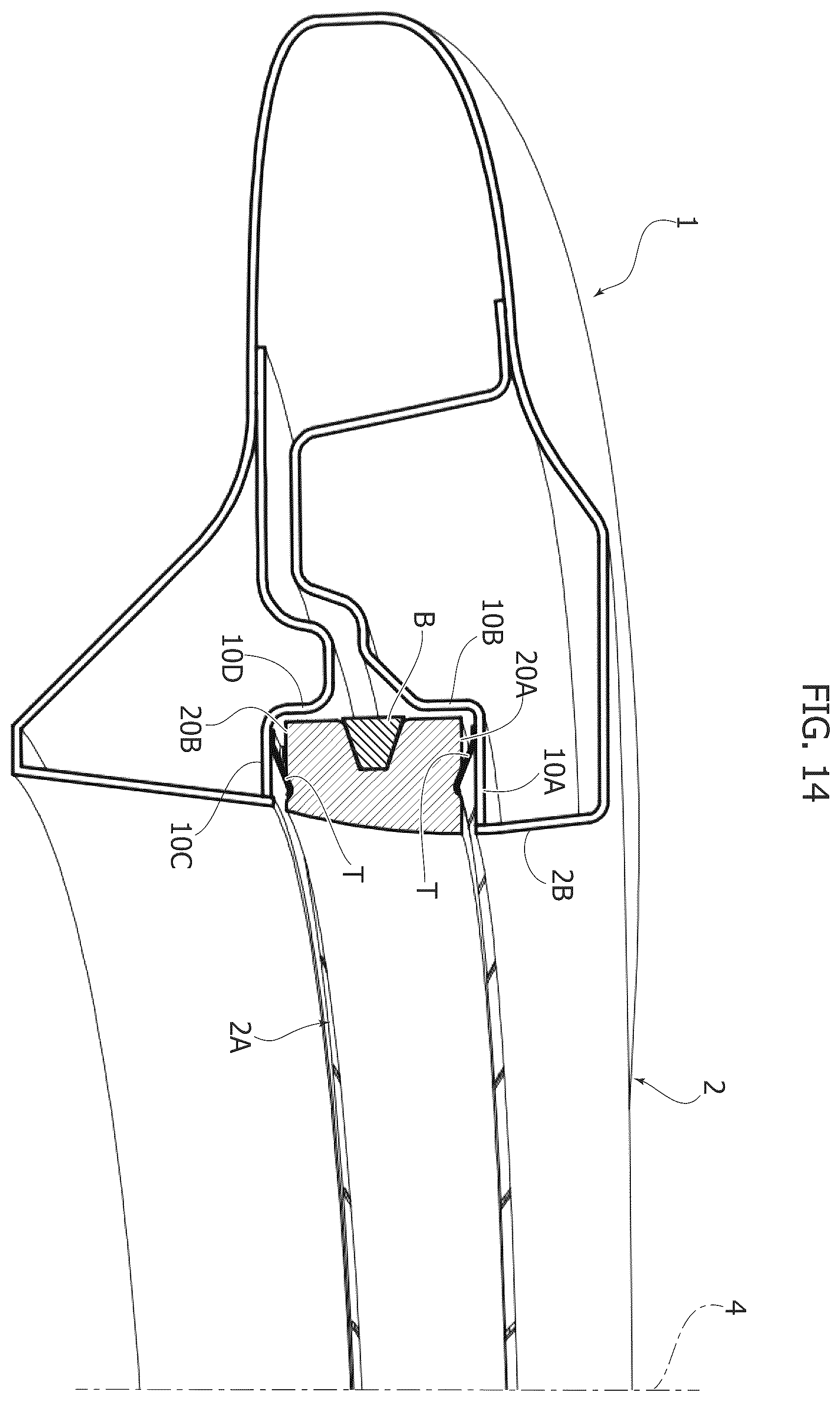 Patent US12448125 Figure 8 – Aircraft, in particular a personal air mobility aircraft or drone, an annular propeller unit, and a boat comprising this unit