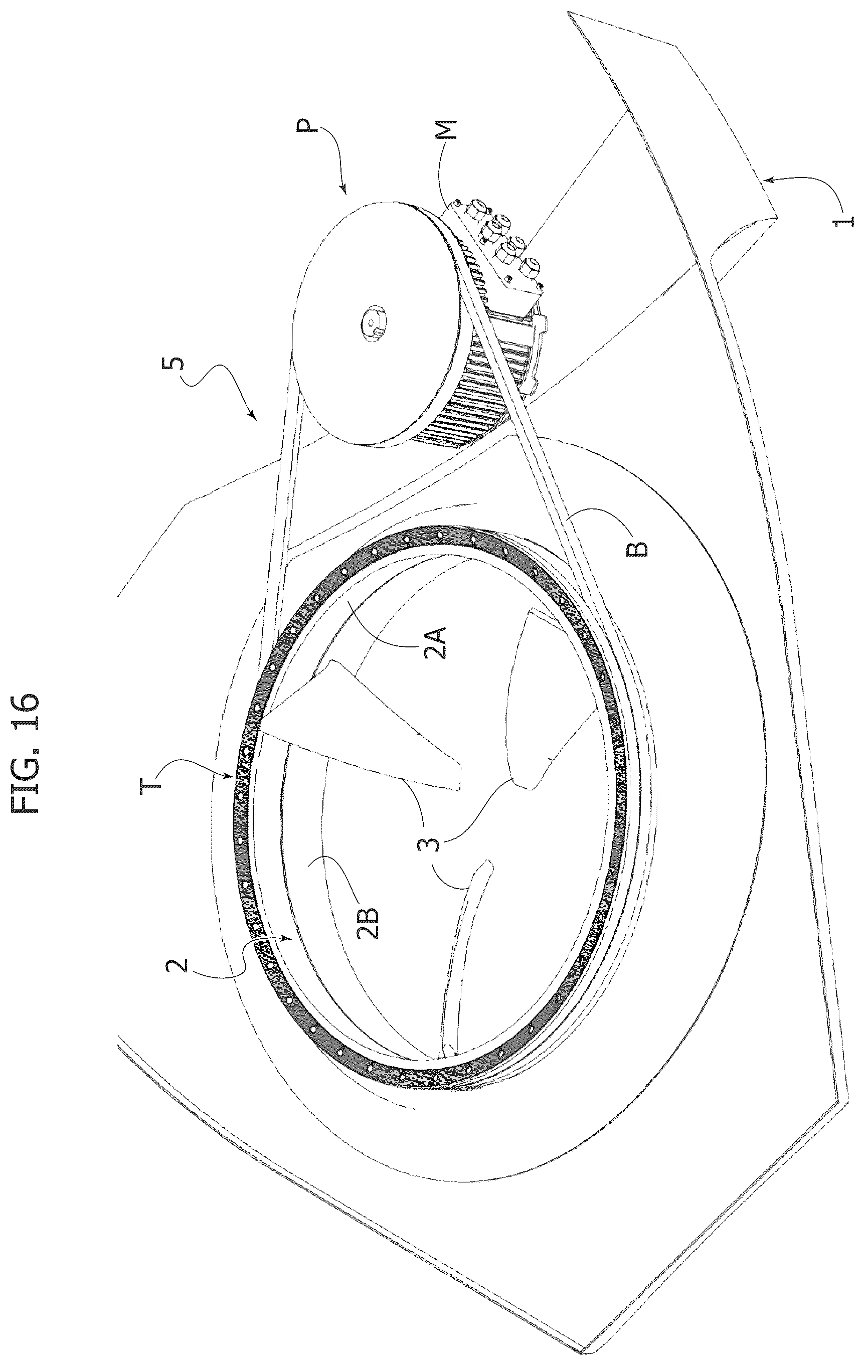 Patent US12448125 Figure 10 – Aircraft, in particular a personal air mobility aircraft or drone, an annular propeller unit, and a boat comprising this unit