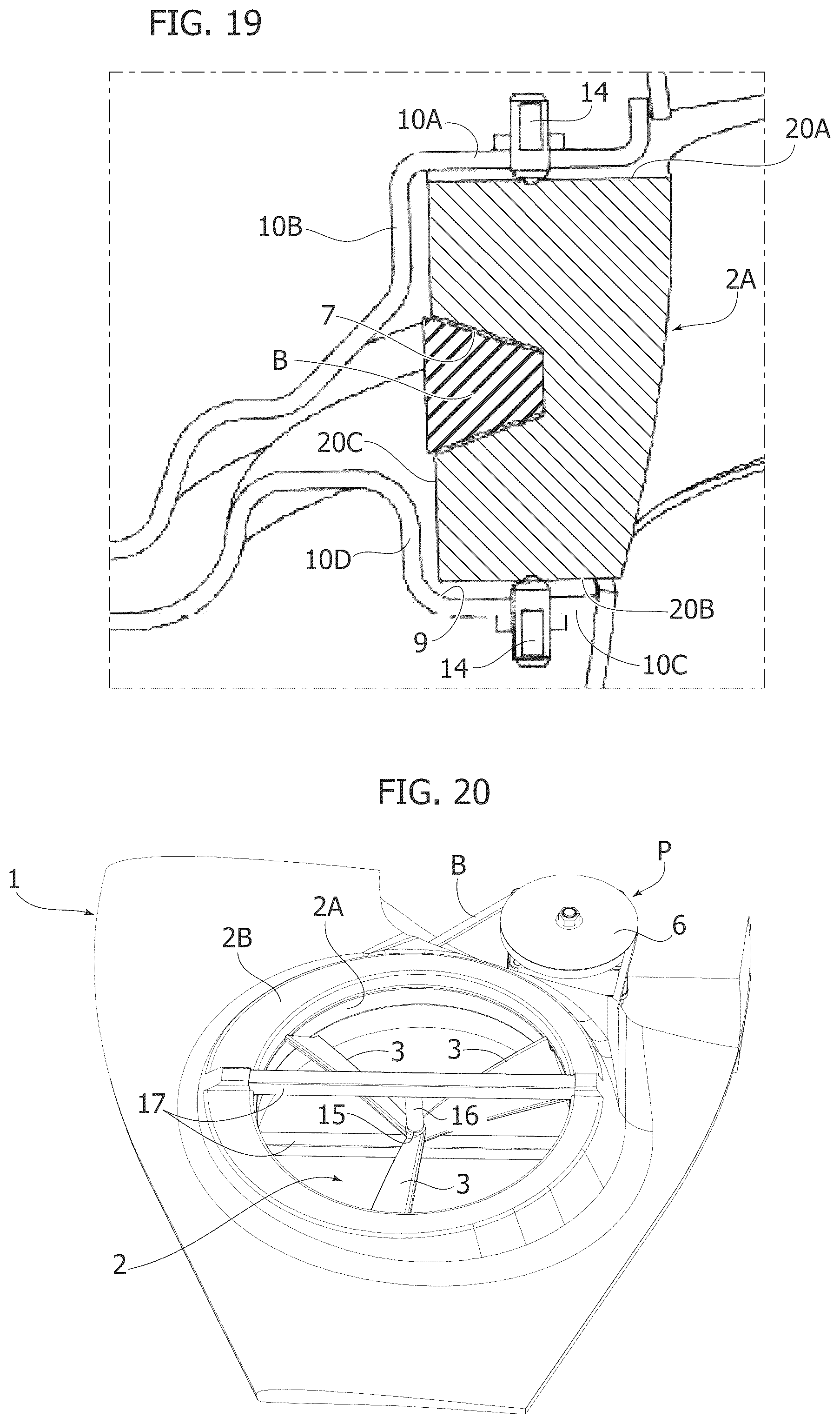 Patent US12448125 Figure 12 – Aircraft, in particular a personal air mobility aircraft or drone, an annular propeller unit, and a boat comprising this unit