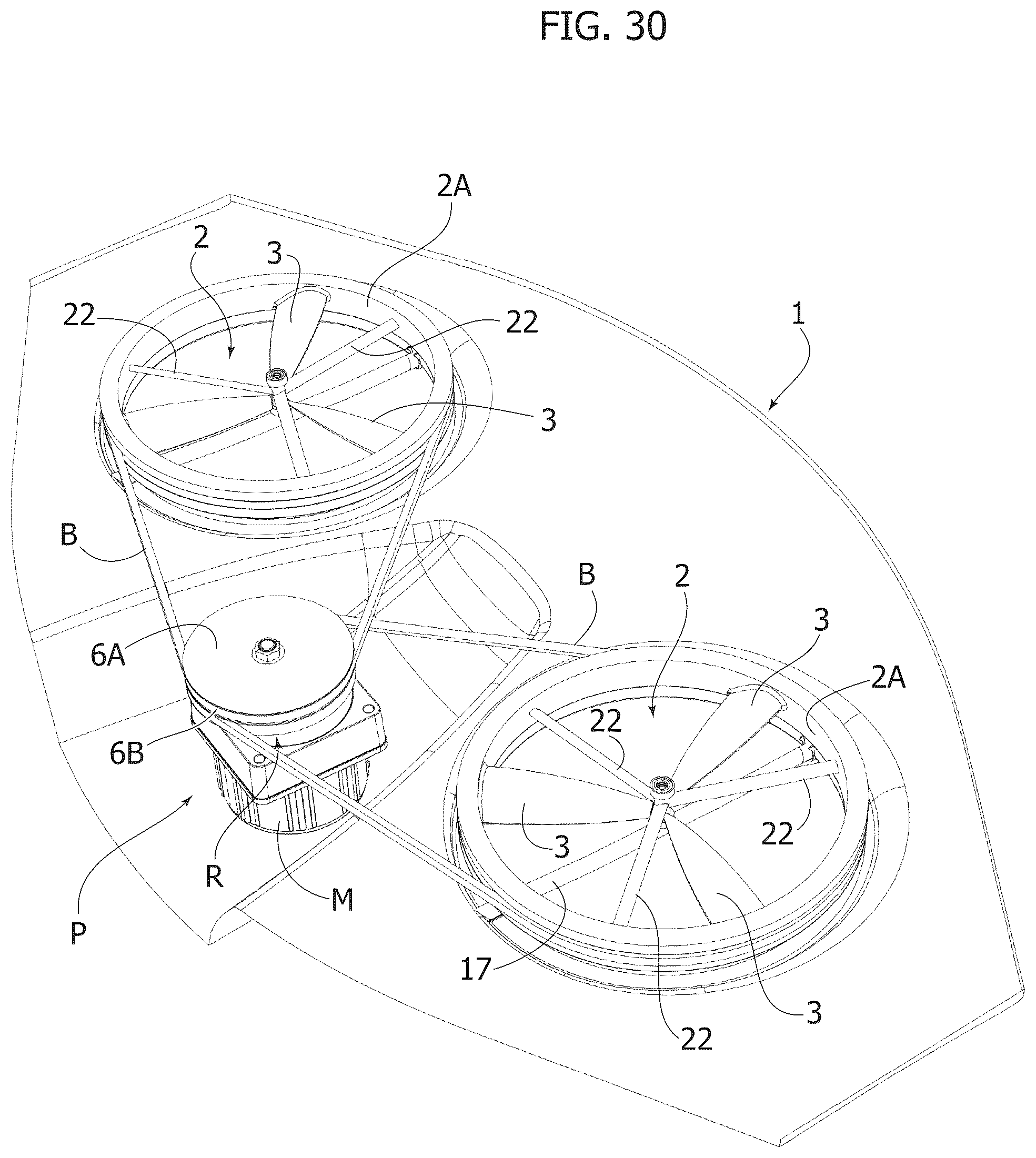 Patent US12448125 Figure 19 – Aircraft, in particular a personal air mobility aircraft or drone, an annular propeller unit, and a boat comprising this unit