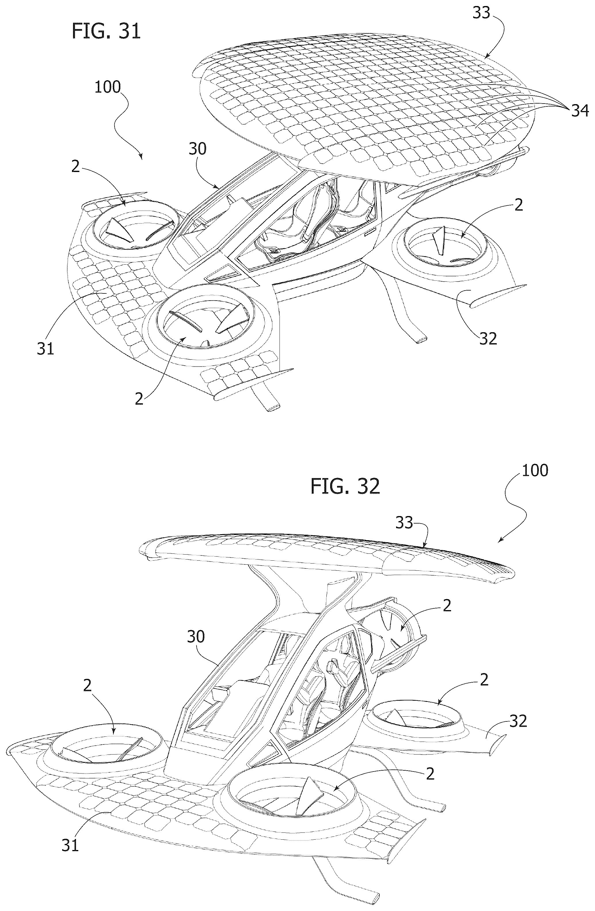 Patent US12448125 Figure 20 – Aircraft, in particular a personal air mobility aircraft or drone, an annular propeller unit, and a boat comprising this unit