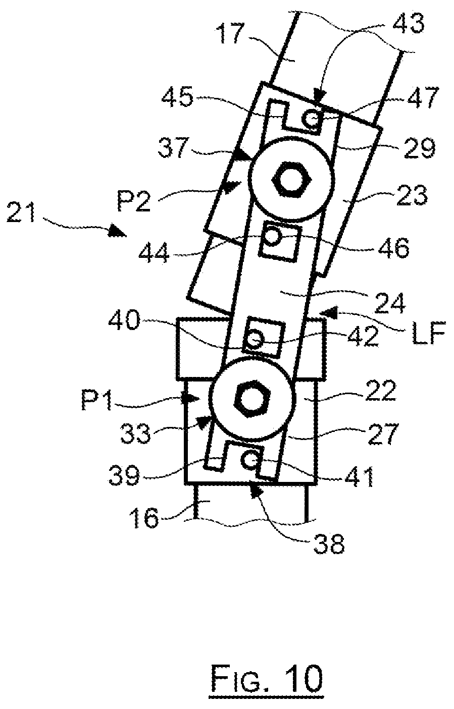 Patent US12448127 Figure 6 – Vehicle seat having a backrest equipped with shock absorbing means