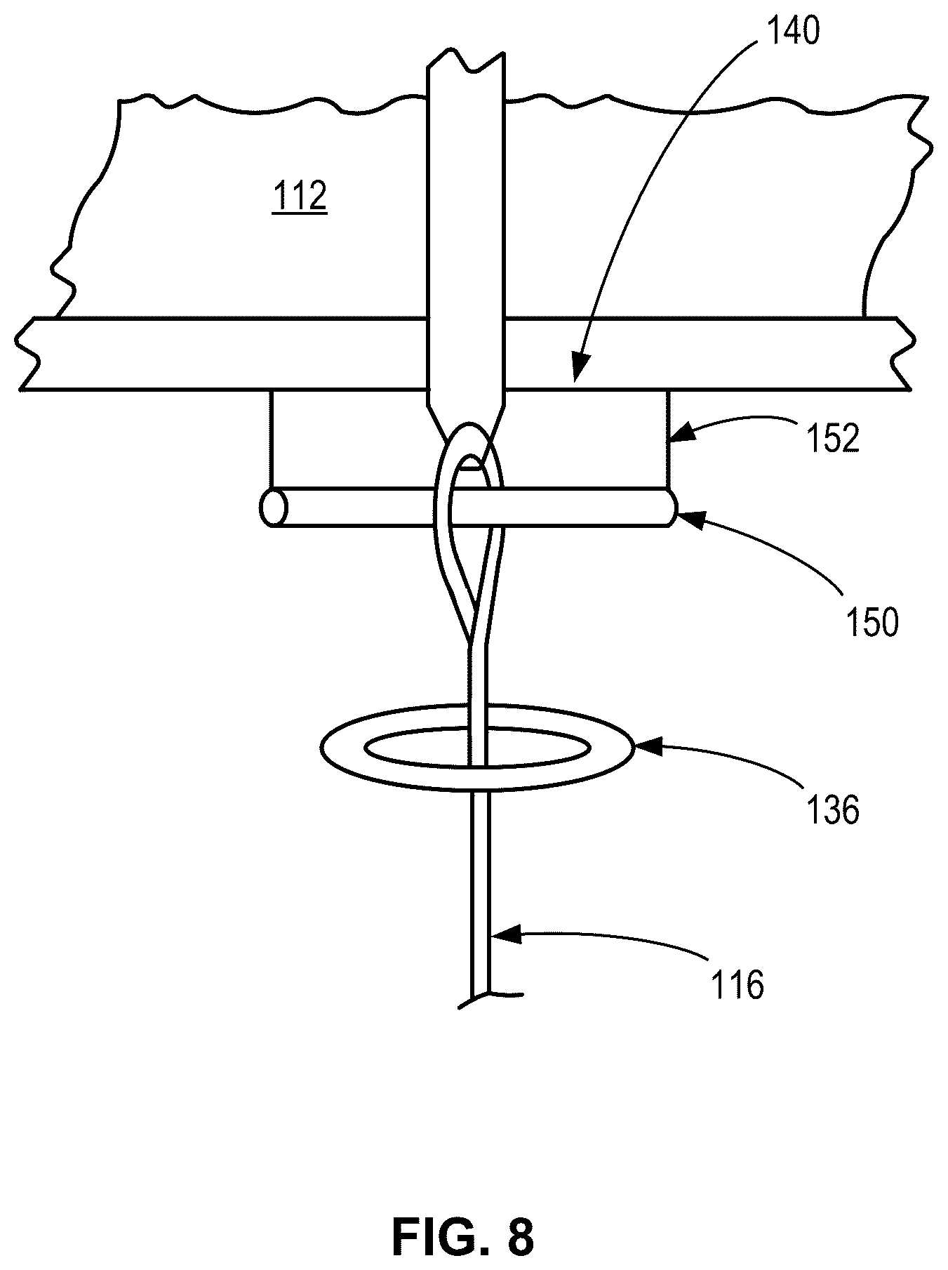 Patent US12448131 Figure 8 – Parachute slider reefing systems and methods