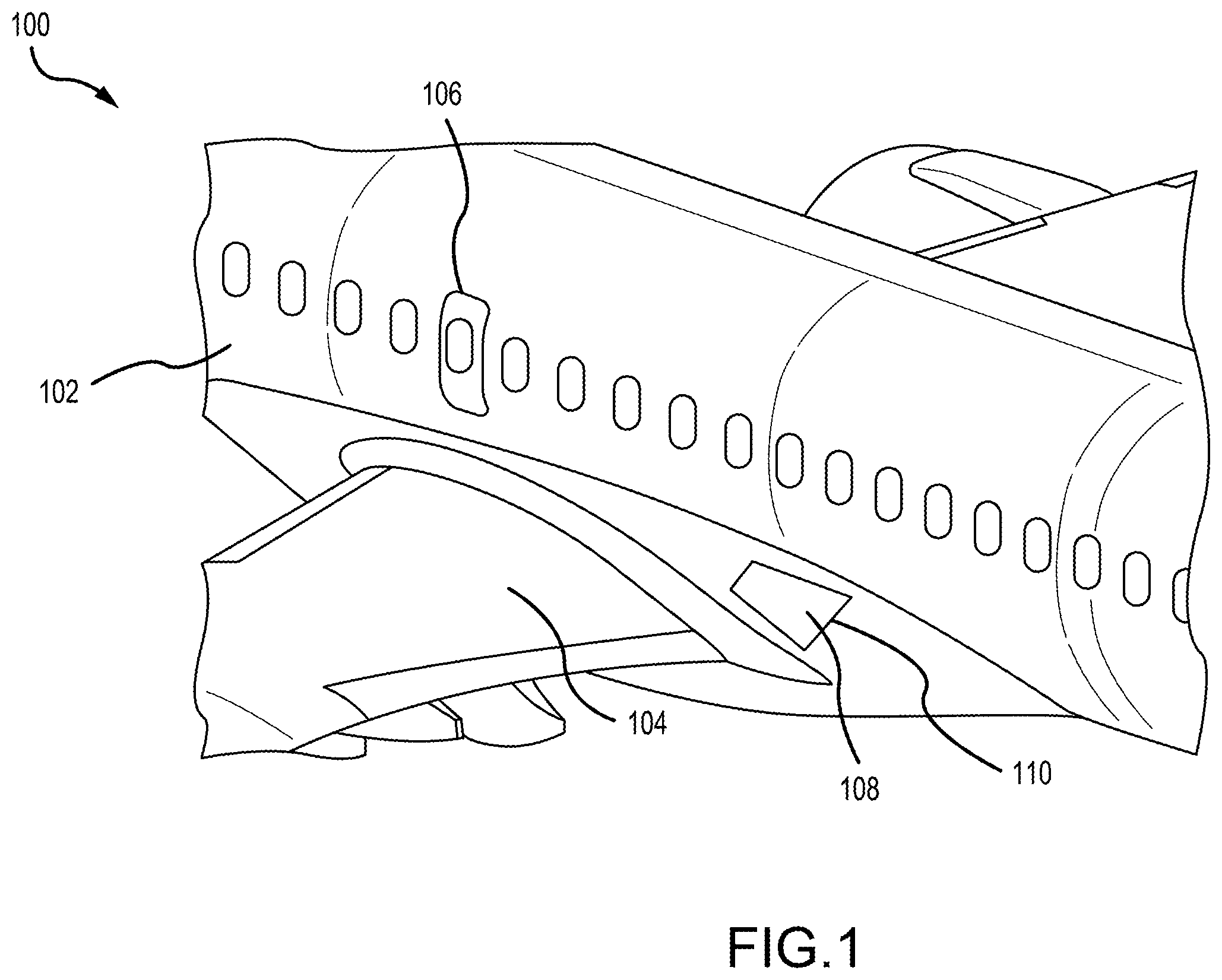 Patent US12448132 Figure 1 – Slide pack growth detection method of evacuation slides or slide/rafts