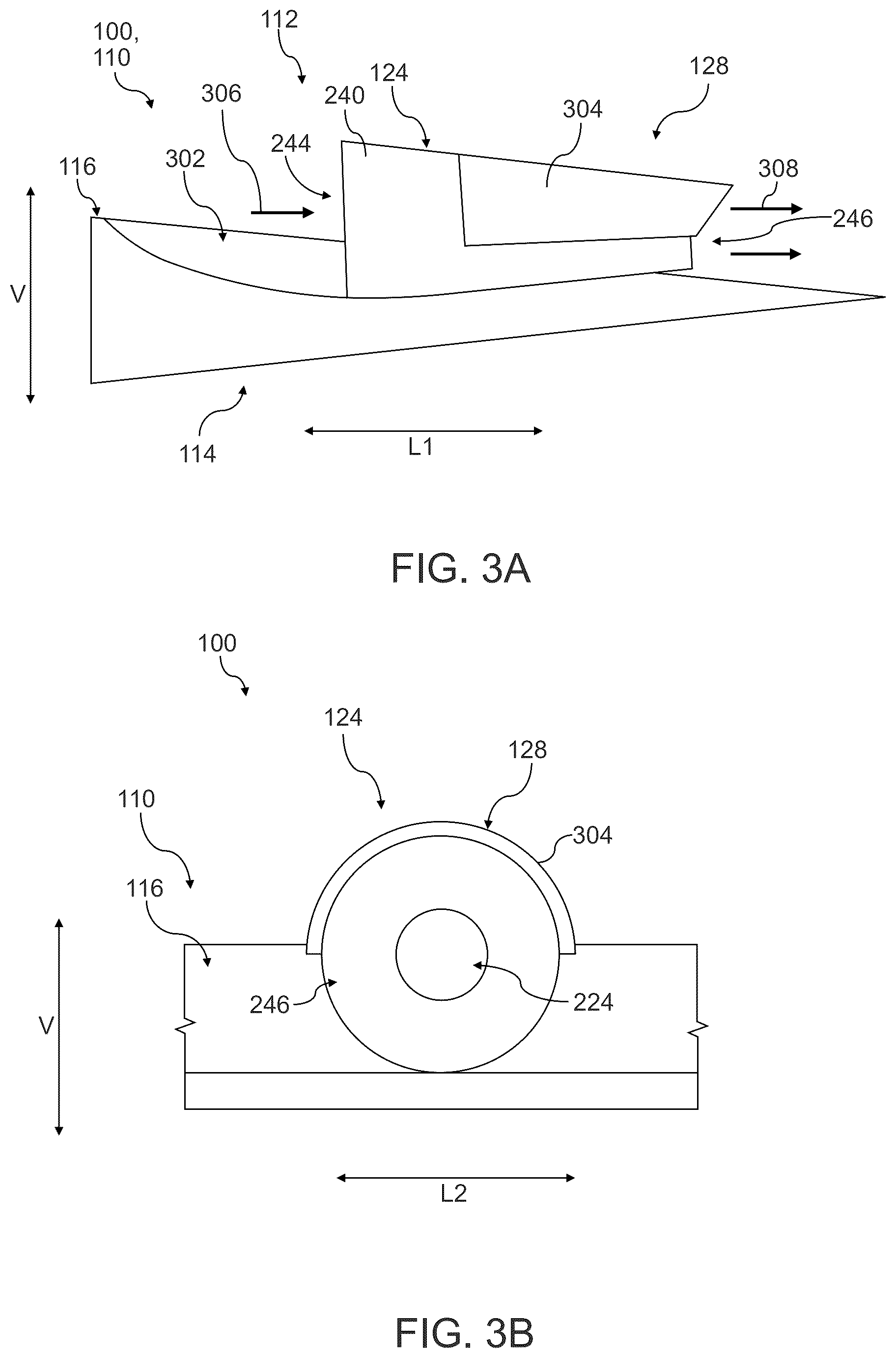 Patent US12448134 Figure 3 – Blended wing aircraft