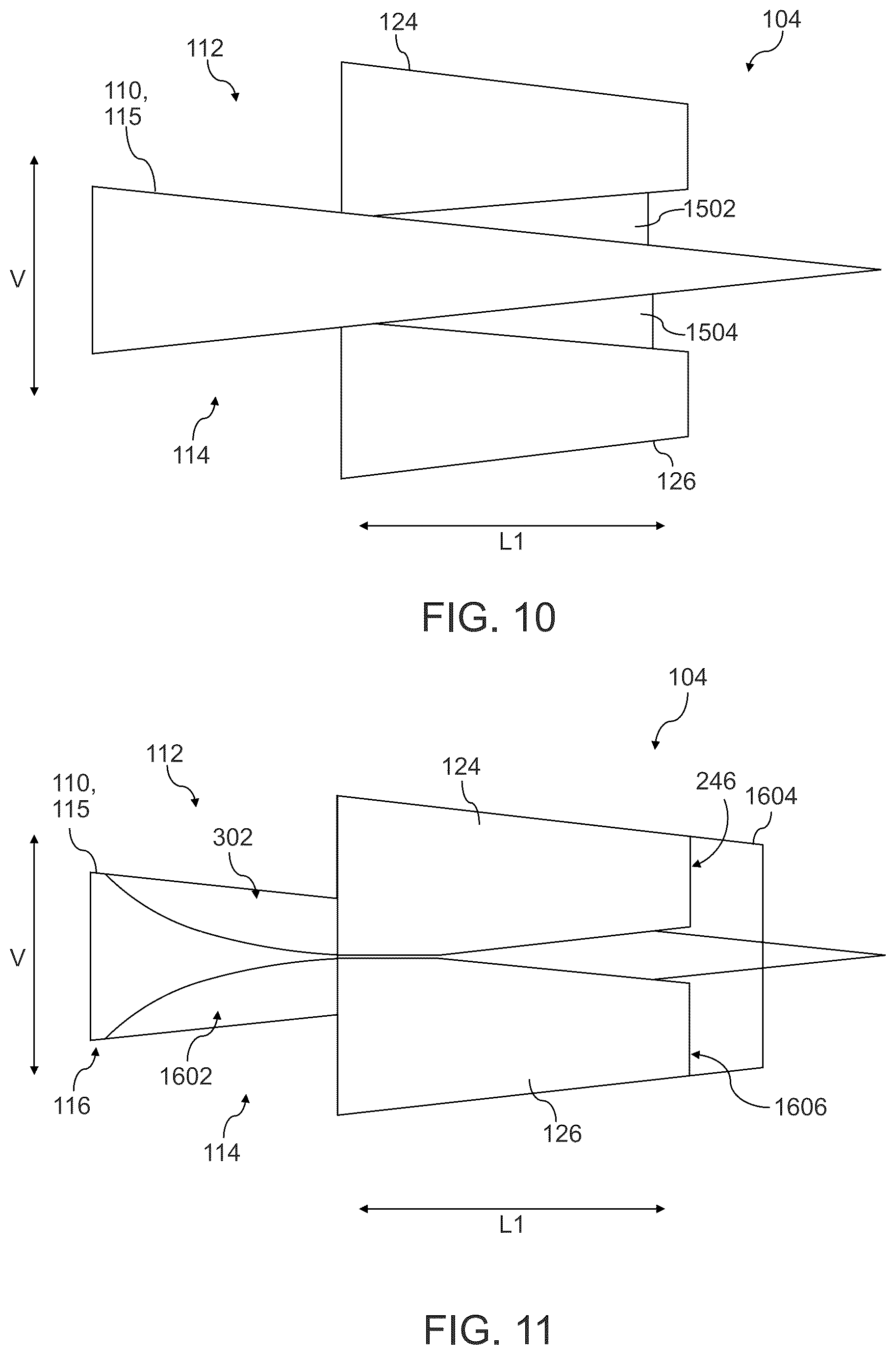 Patent US12448134 Figure 11 – Blended wing aircraft
