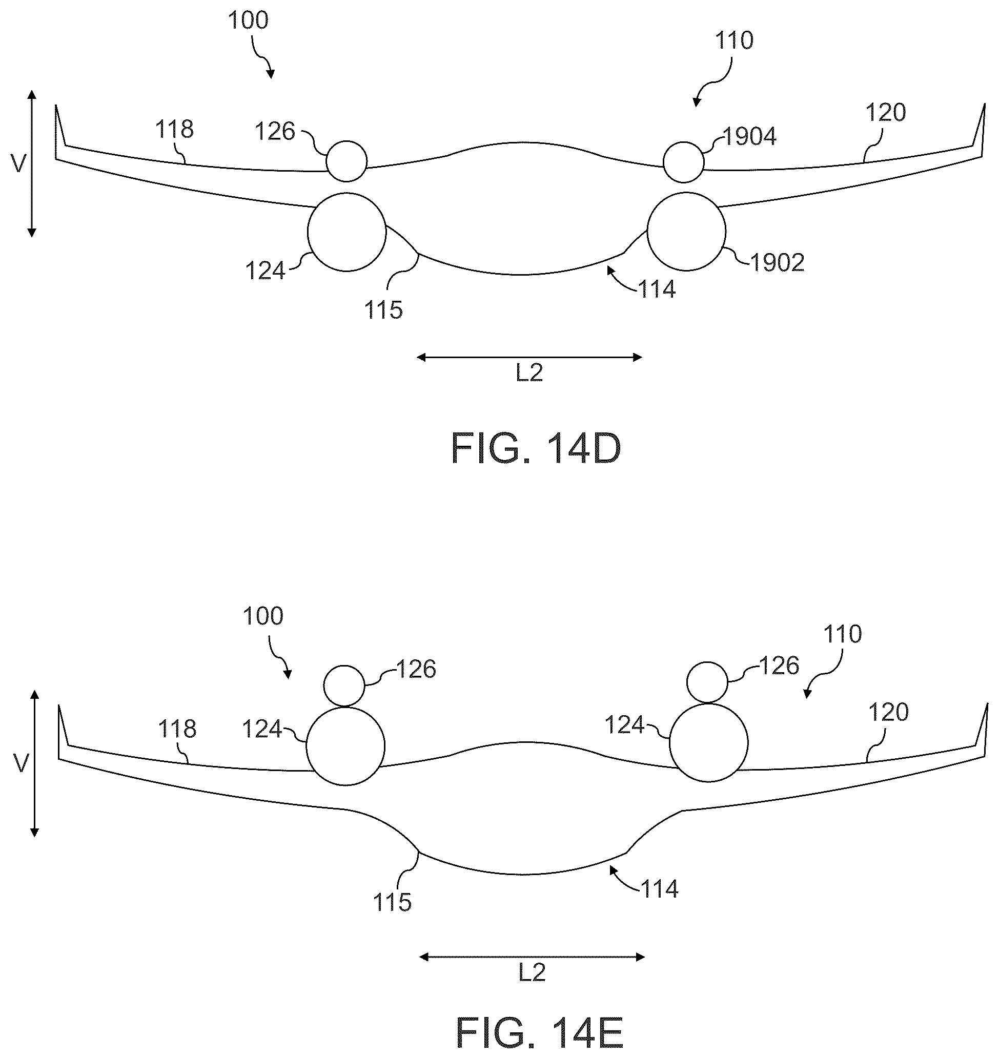 Patent US12448134 Figure 15 – Blended wing aircraft