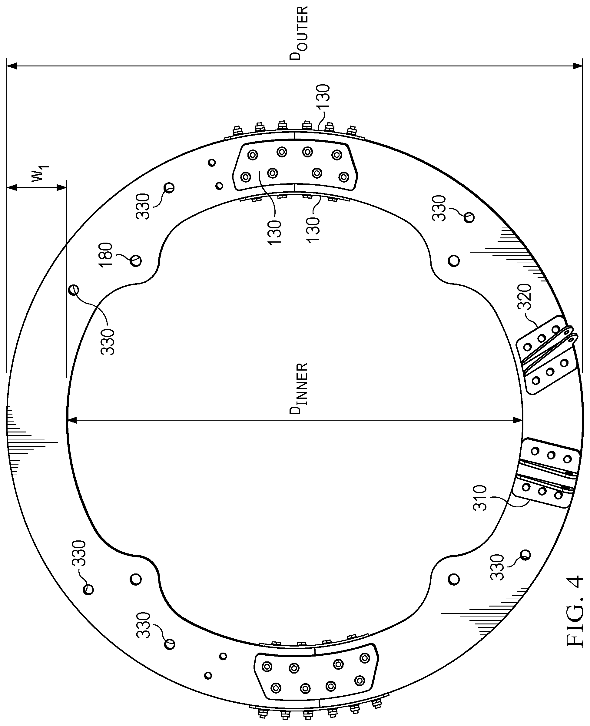 Patent US12448136 Figure 4 – Two-piece engine collar