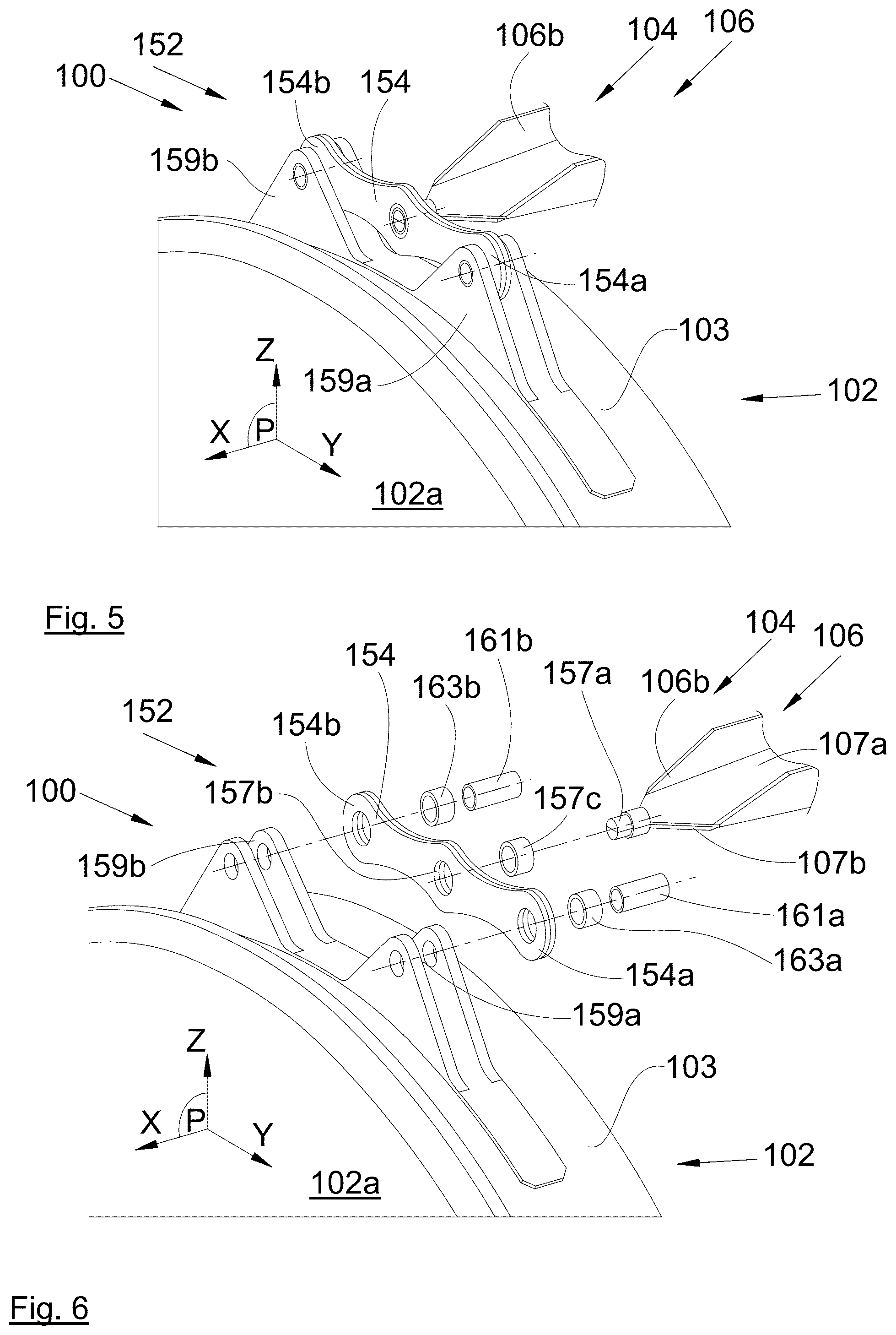 Patent US12448137 Figure 3 – Aircraft propulsion assembly having a jet engine, a pylon and means for attaching the jet engine to the pylon