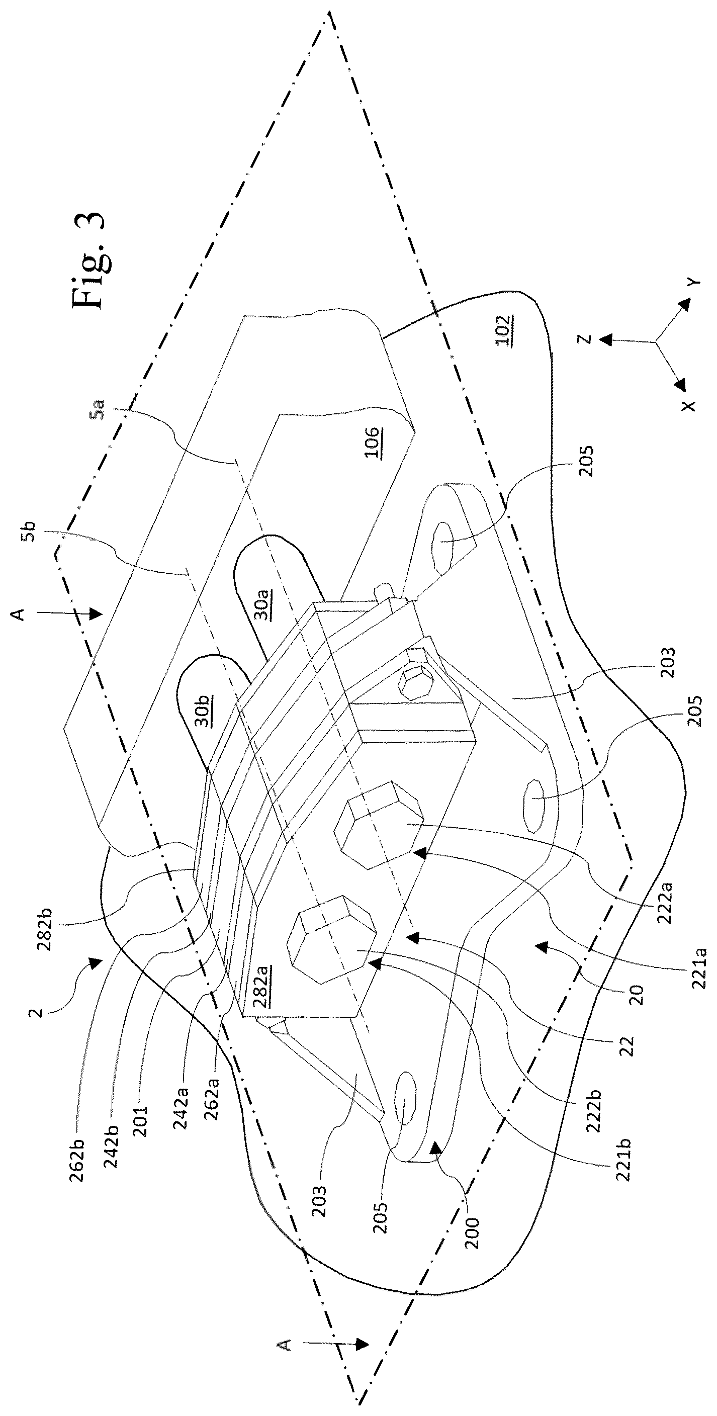 Patent US12448138 Figure 2 – Device for coupling a propulsion system to an engine pylon of an aircract, and corresponding aircraft