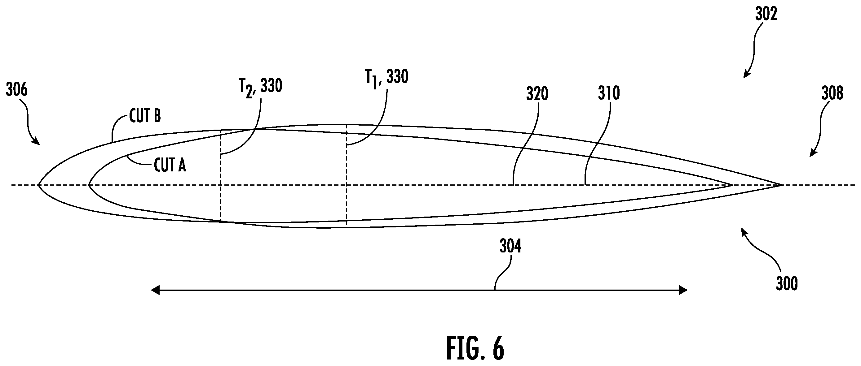 Patent US12448139 Figure 5 – Open rotor pylon fairing