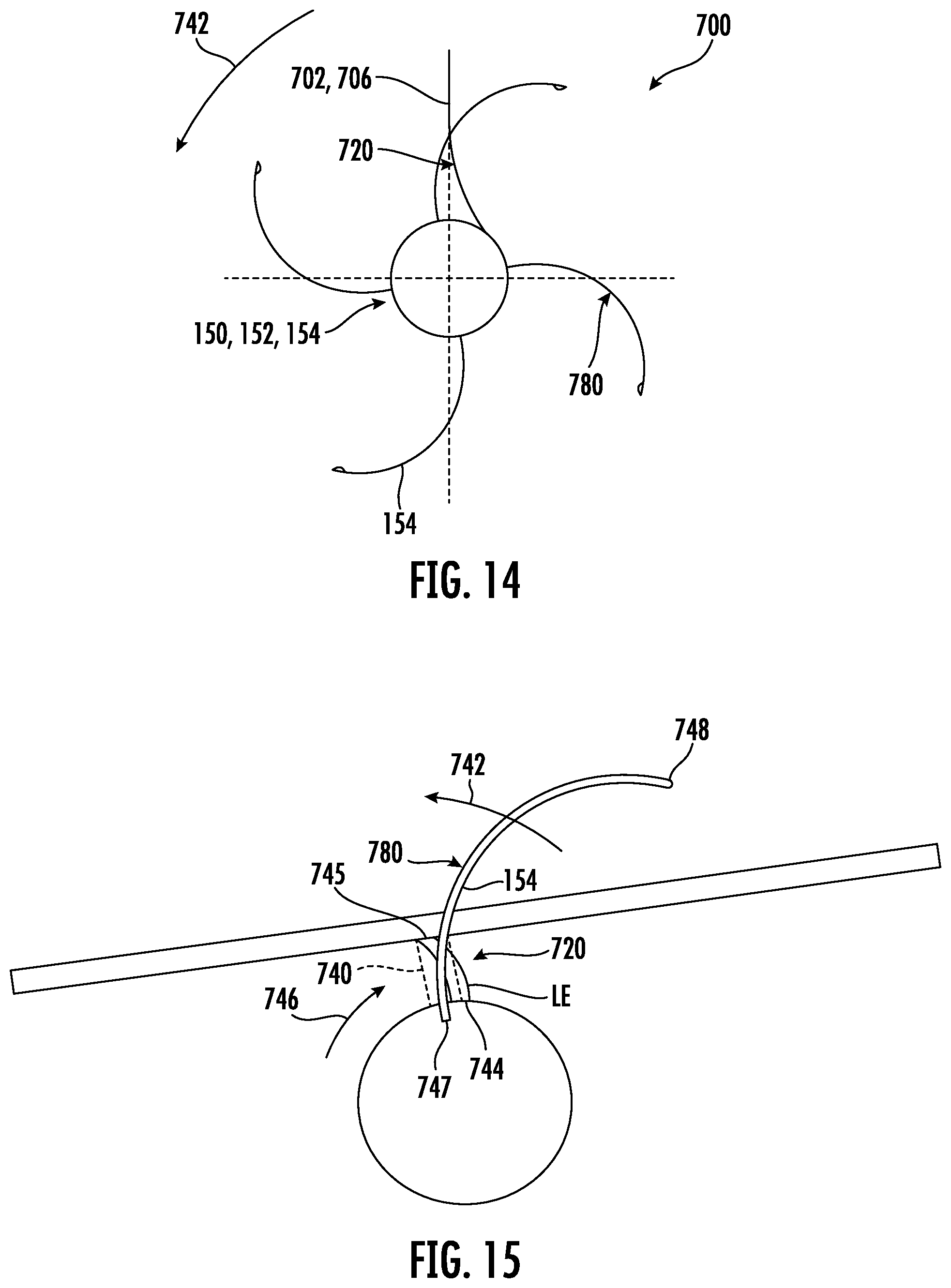 Patent US12448139 Figure 12 – Open rotor pylon fairing