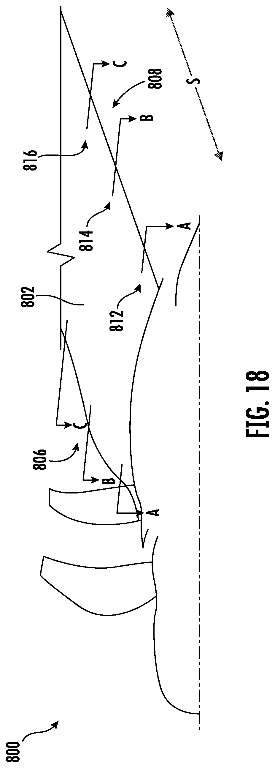 Patent US12448139 Figure 14 – Open rotor pylon fairing