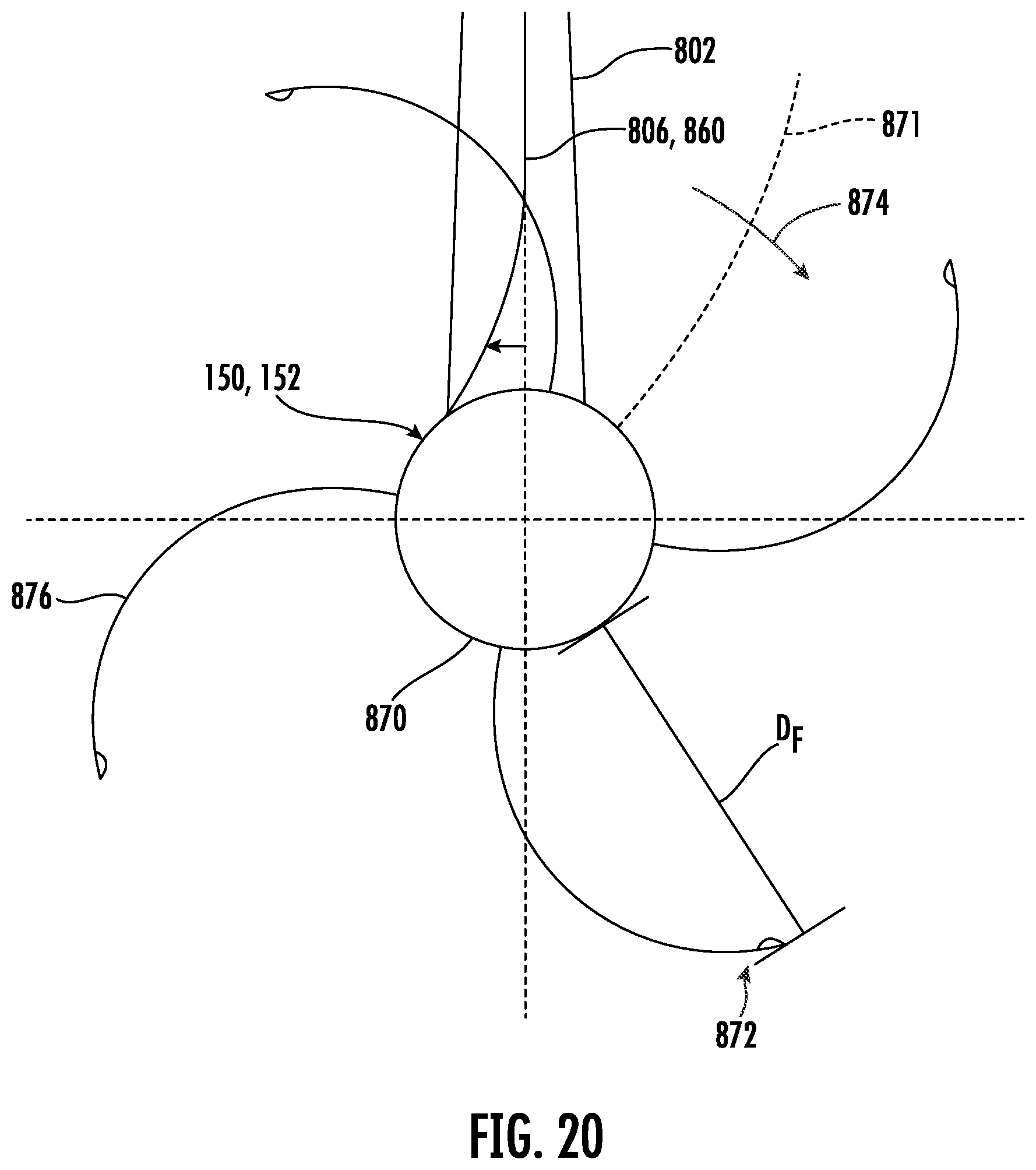 Patent US12448139 Figure 16 – Open rotor pylon fairing