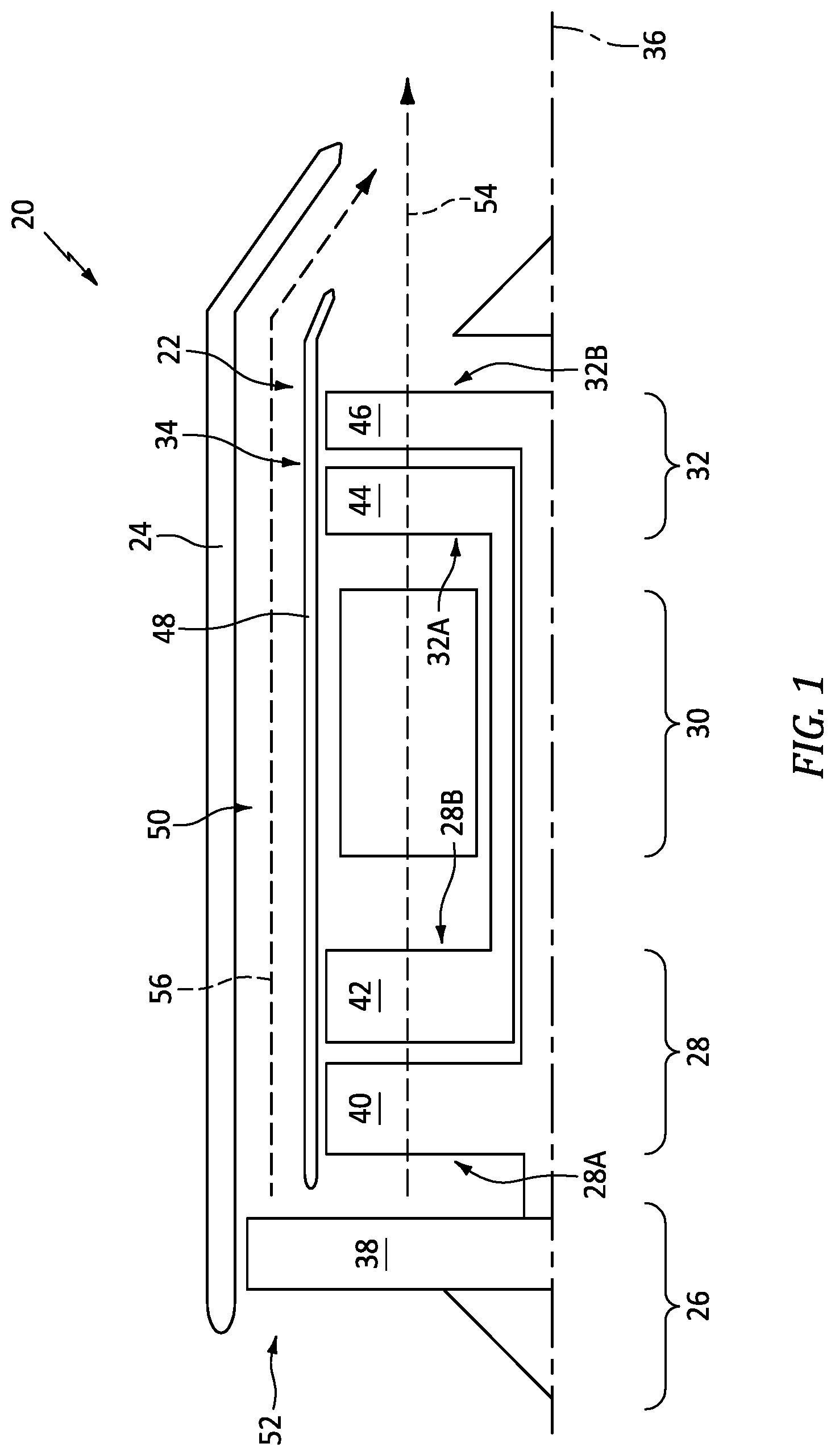 Patent US12448140 — Pressure relief latch — Figure 1