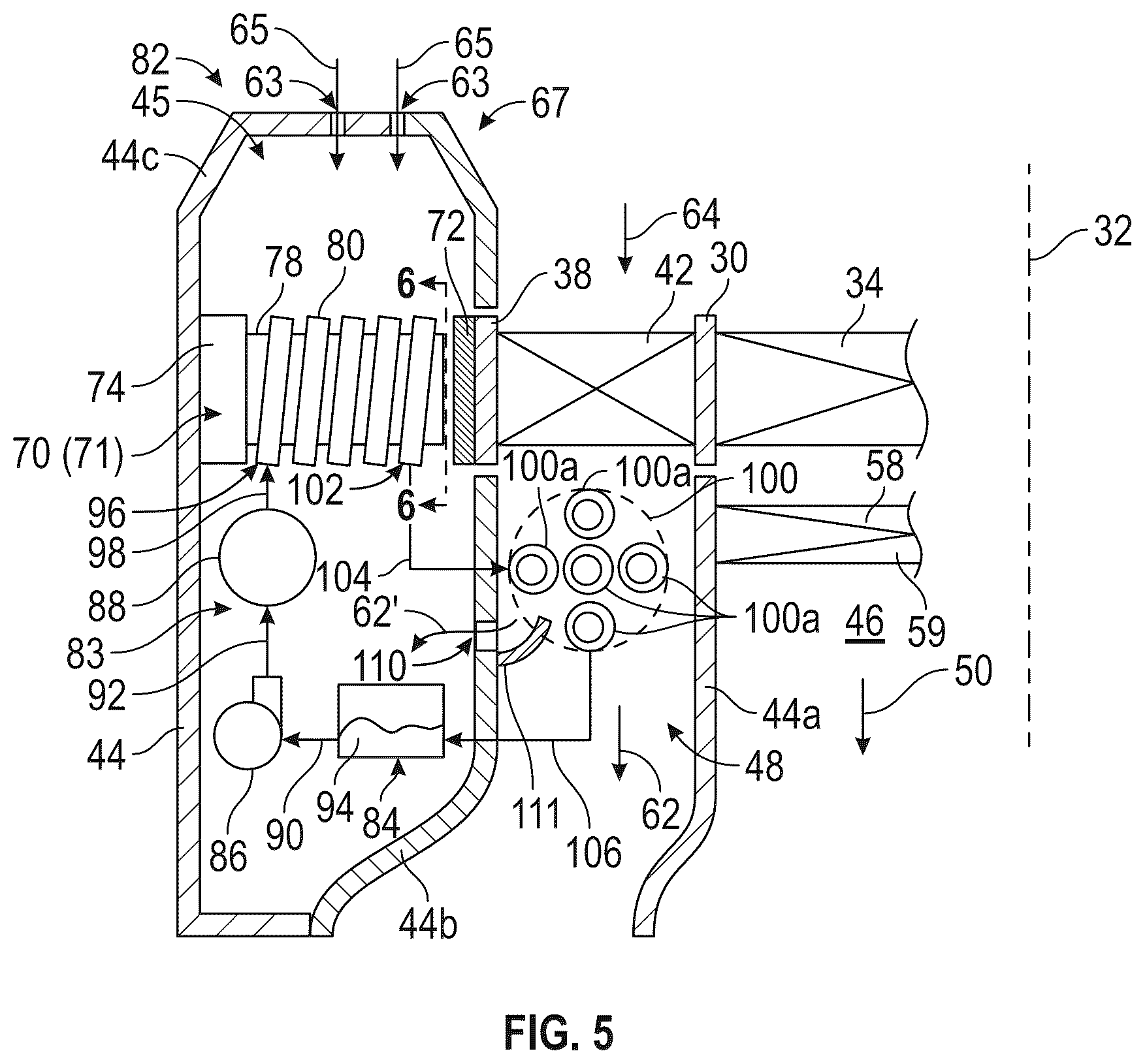 Patent US12448142 Figure 5 – Electric propulsion system for a flight vehicle