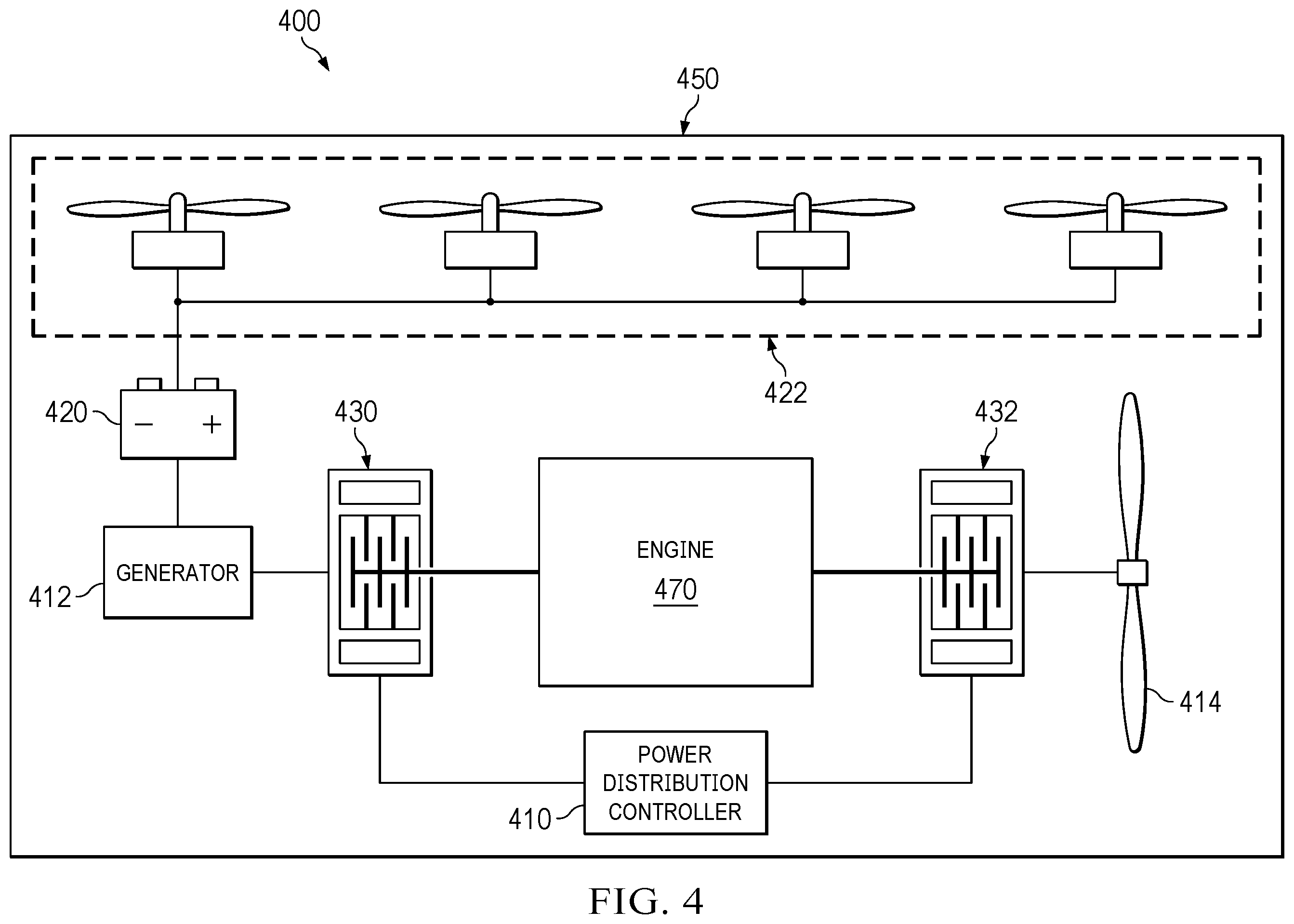 Patent US12448143 Figure 5 – Magnetorheological (MR) clutches for hybrid drivetrain power distribution