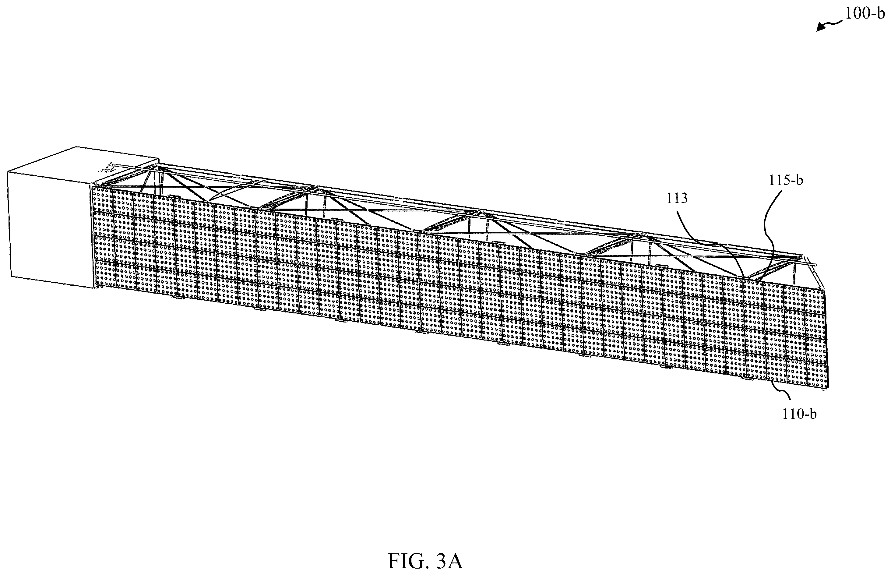 Patent US12448153 Figure 4 – Rigid articulated batten integrated truss devices, systems, and methods