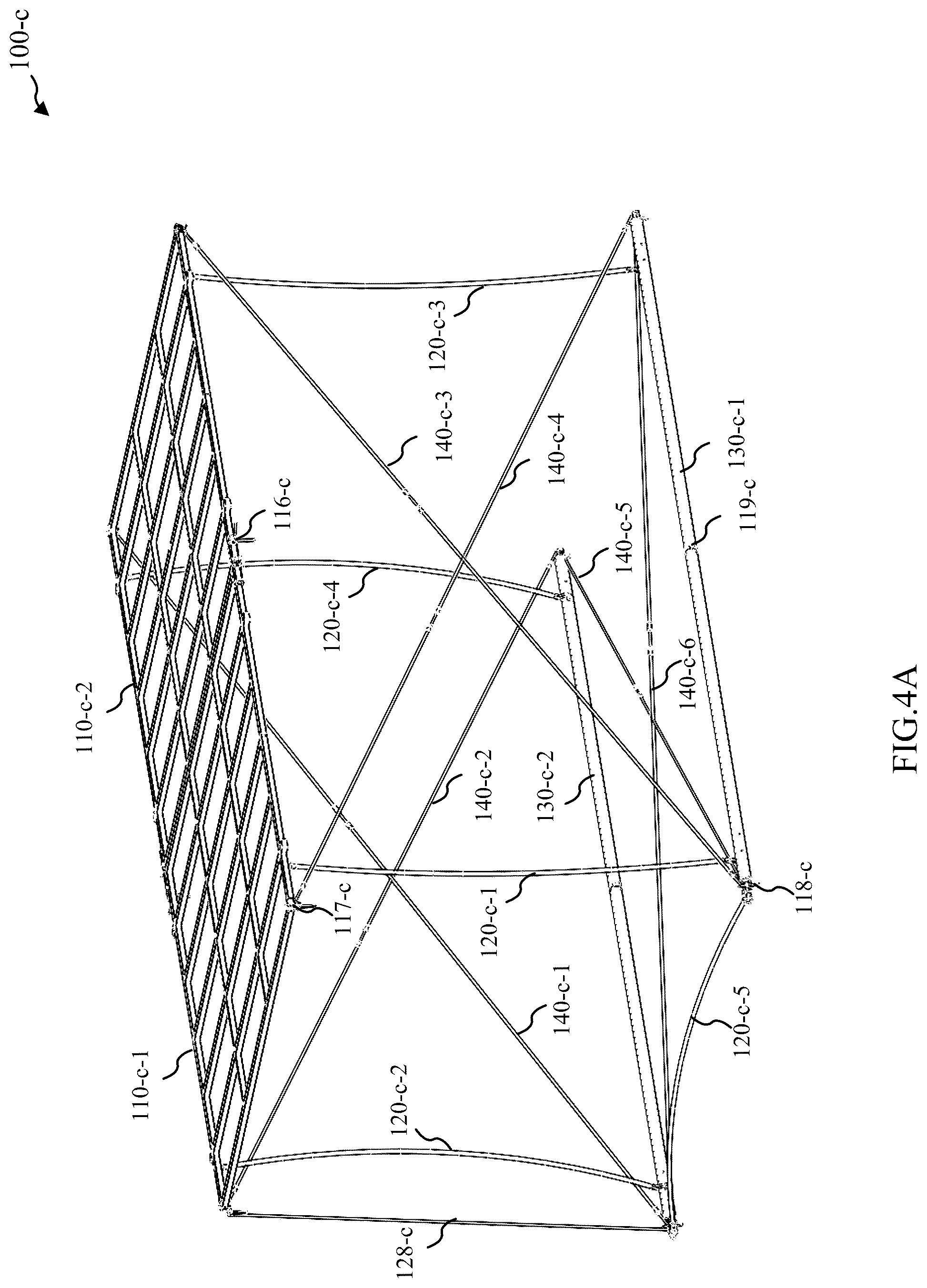 Patent US12448153 Figure 7 – Rigid articulated batten integrated truss devices, systems, and methods