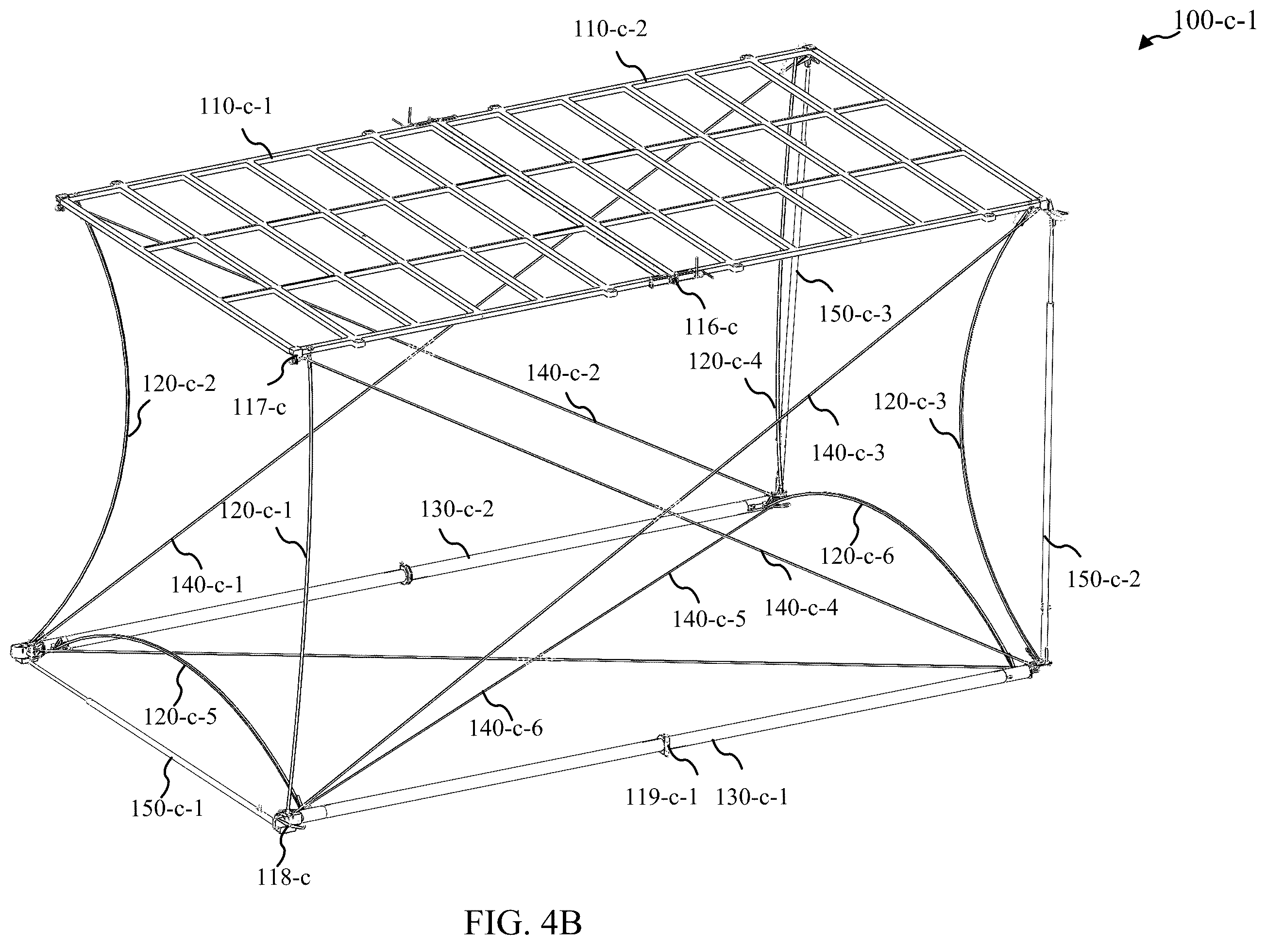 Patent US12448153 Figure 8 – Rigid articulated batten integrated truss devices, systems, and methods