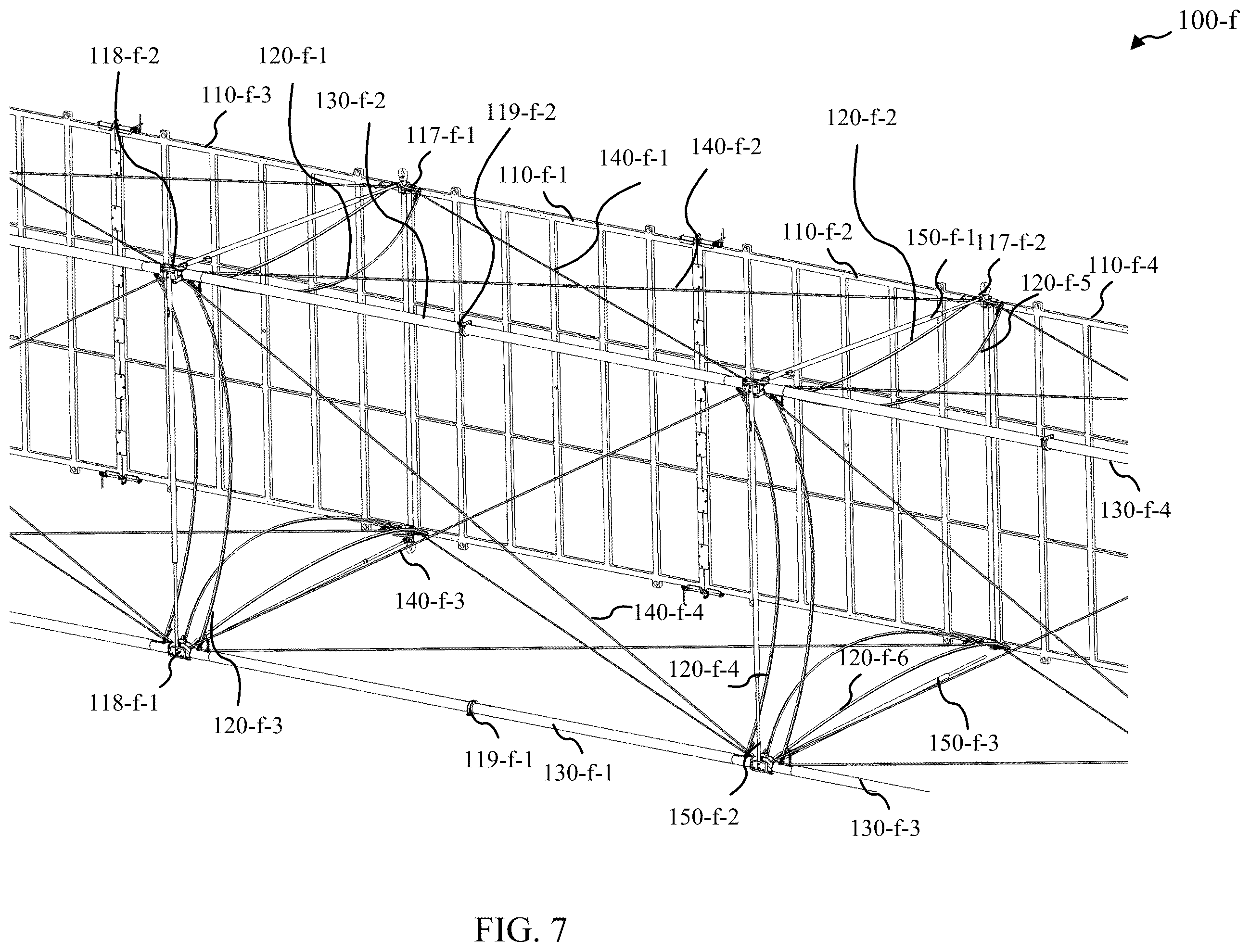 Patent US12448153 Figure 15 – Rigid articulated batten integrated truss devices, systems, and methods