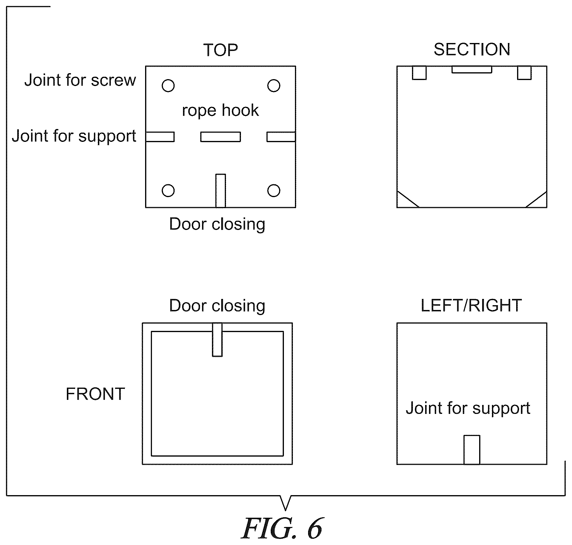 Patent US12448155 Figure 6 – System for the management of loading and unloading operations of UAV