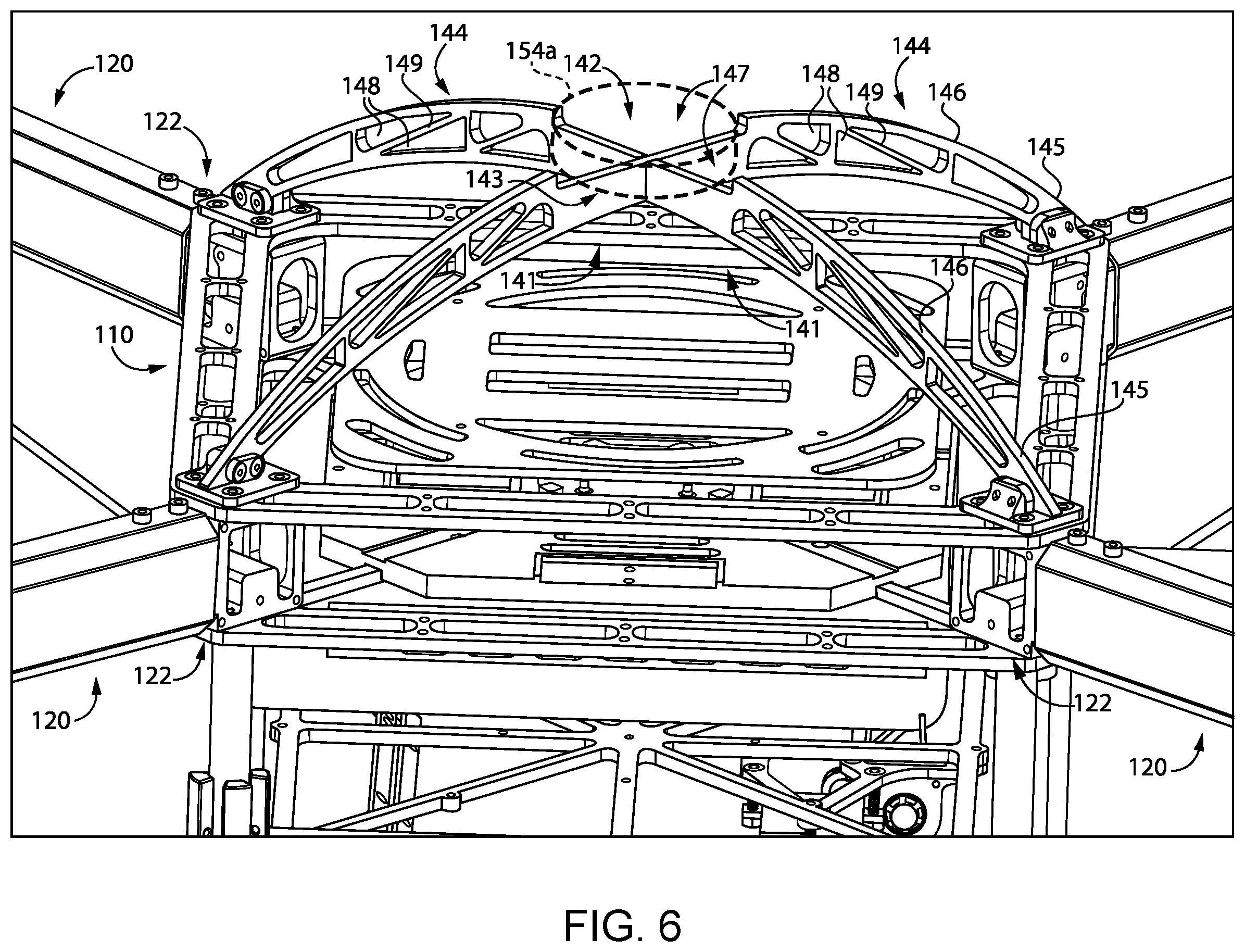 Patent US12448156 Figure 6 – Flying vehicle systems and methods