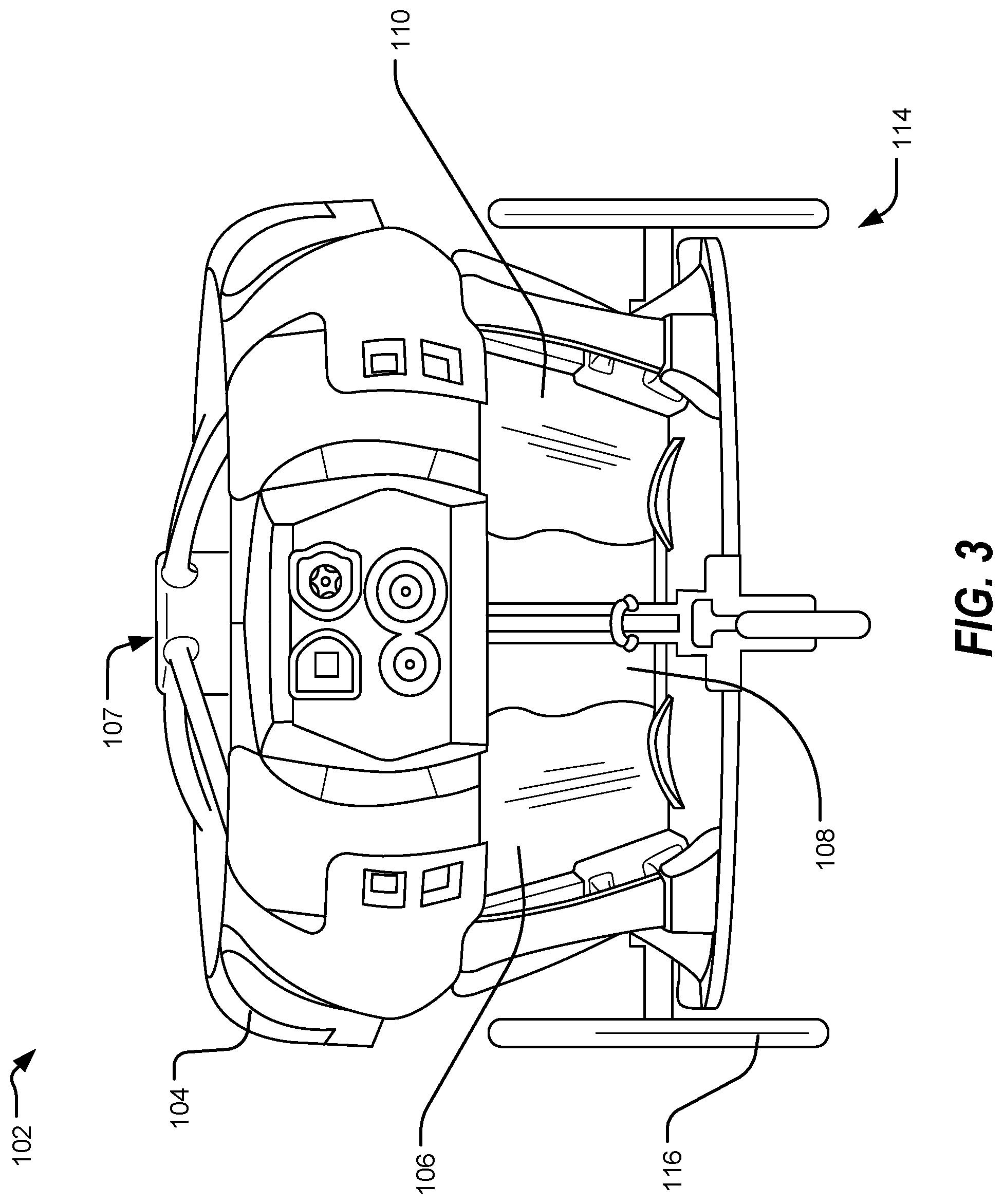 Patent US12448158 Figure 4 – Unmanned vehicle with multiple transportation modes