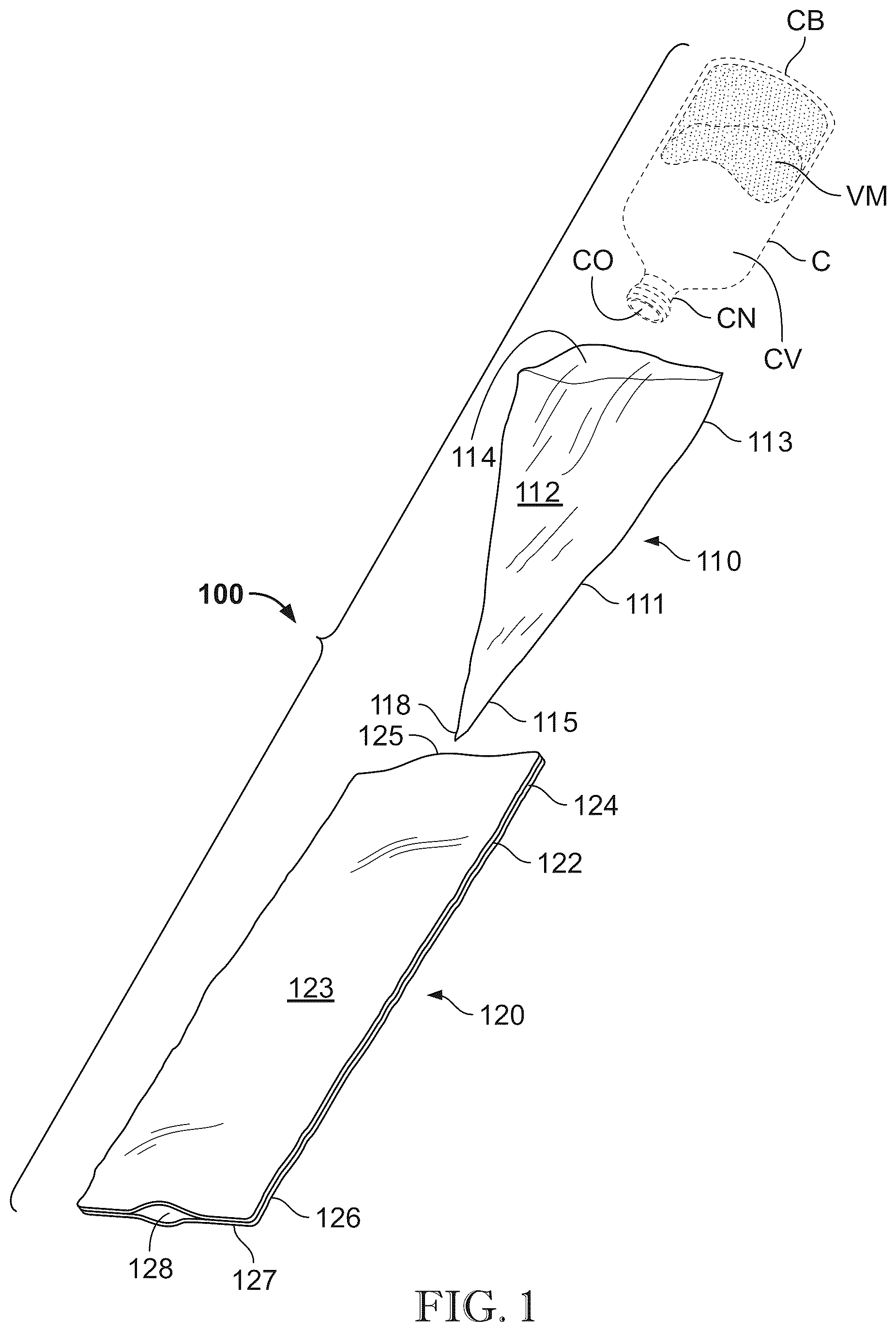 Patent US12448166 Figure 1 – Viscous material recovery system