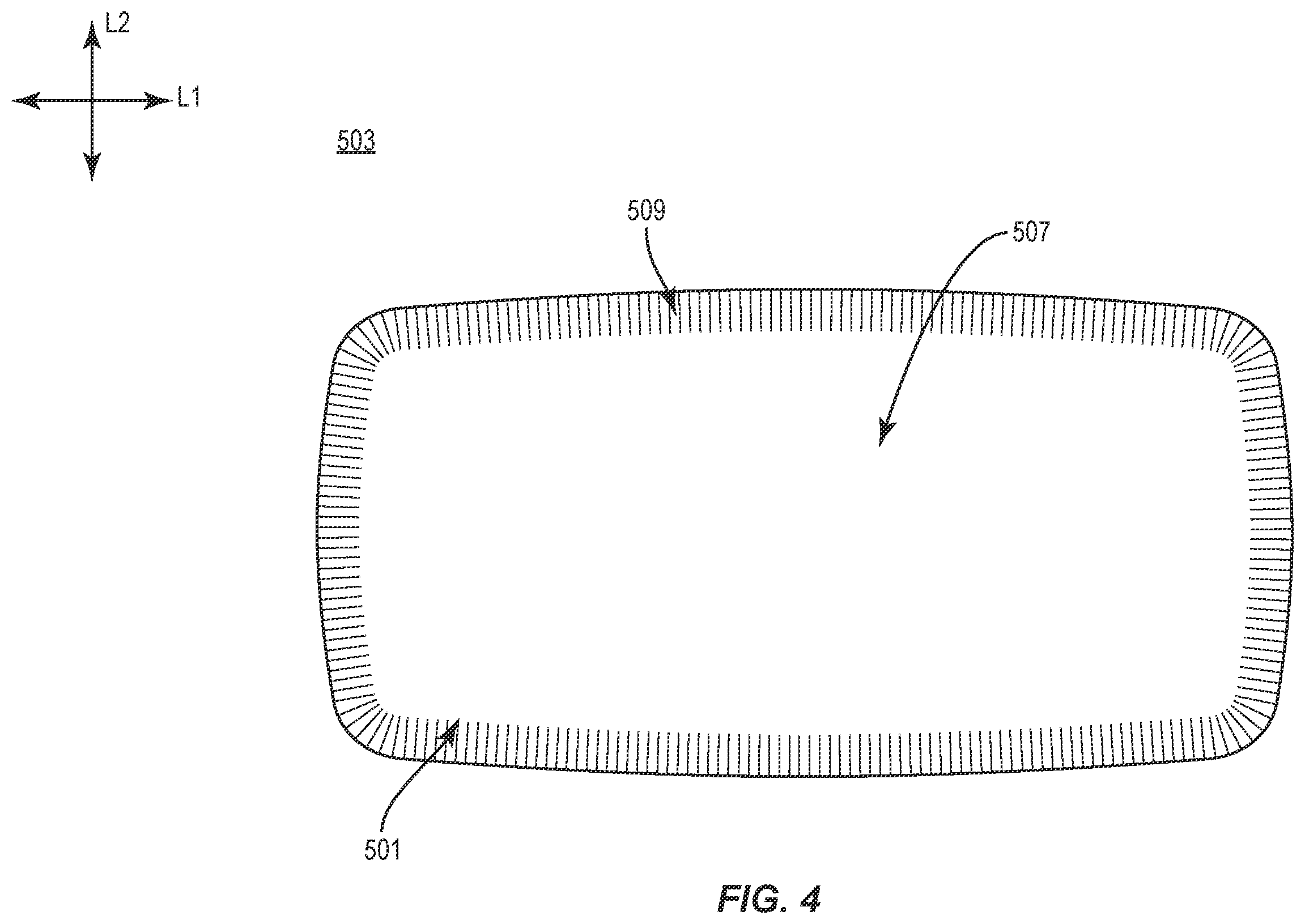 Patent US12448168 Figure 4 – Container with reinforcement features, related systems and methods