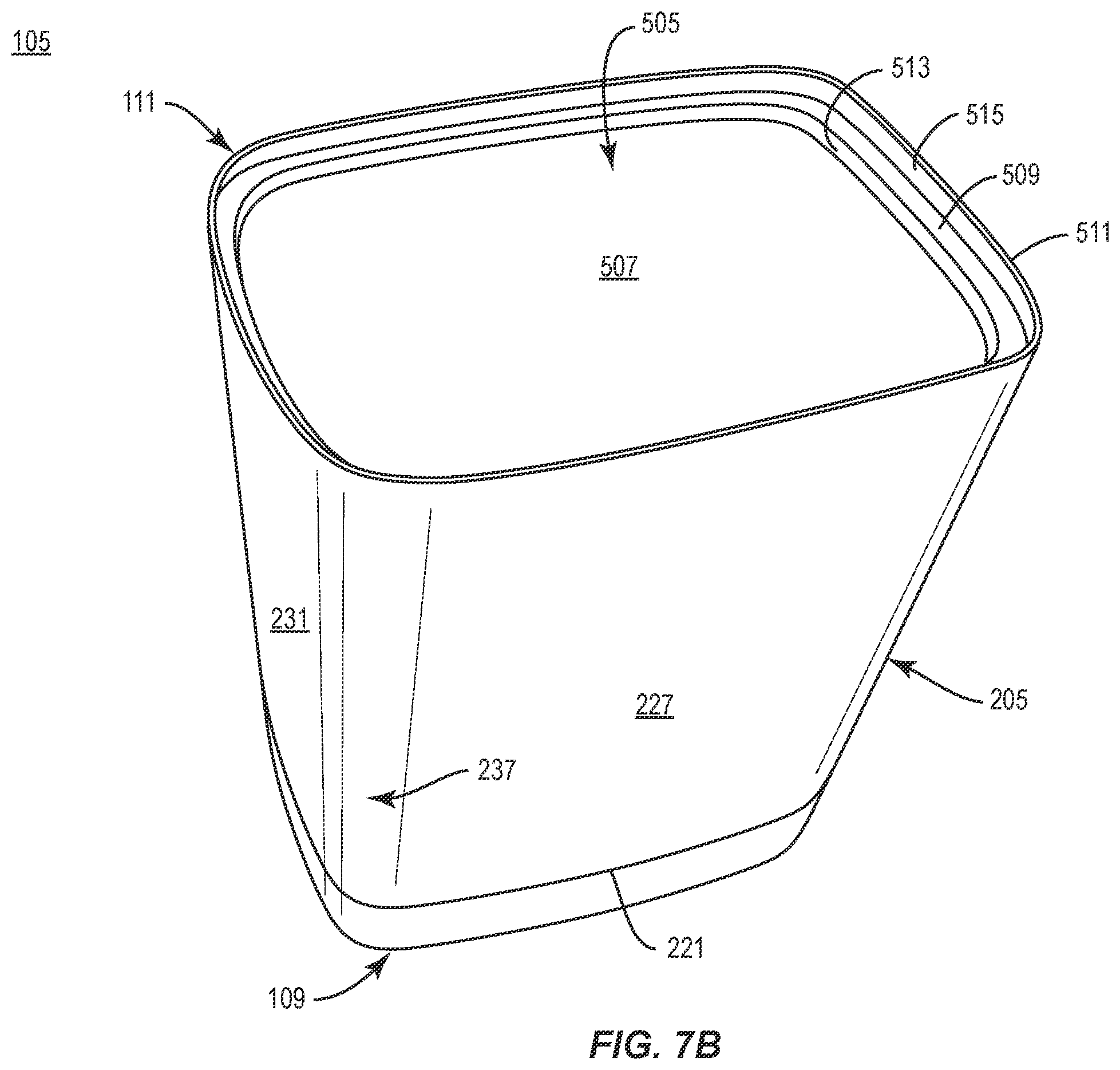 Patent US12448168 Figure 10 – Container with reinforcement features, related systems and methods