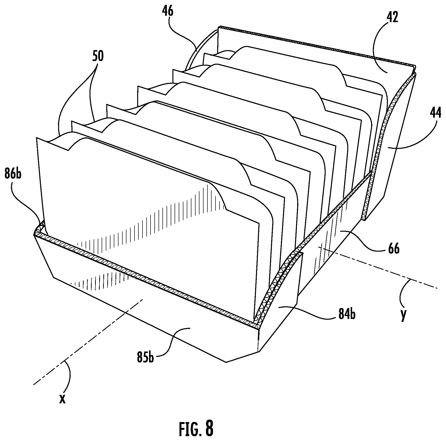 Patent US12448170 Figure 7 – Retail ready packages for multi-sided products