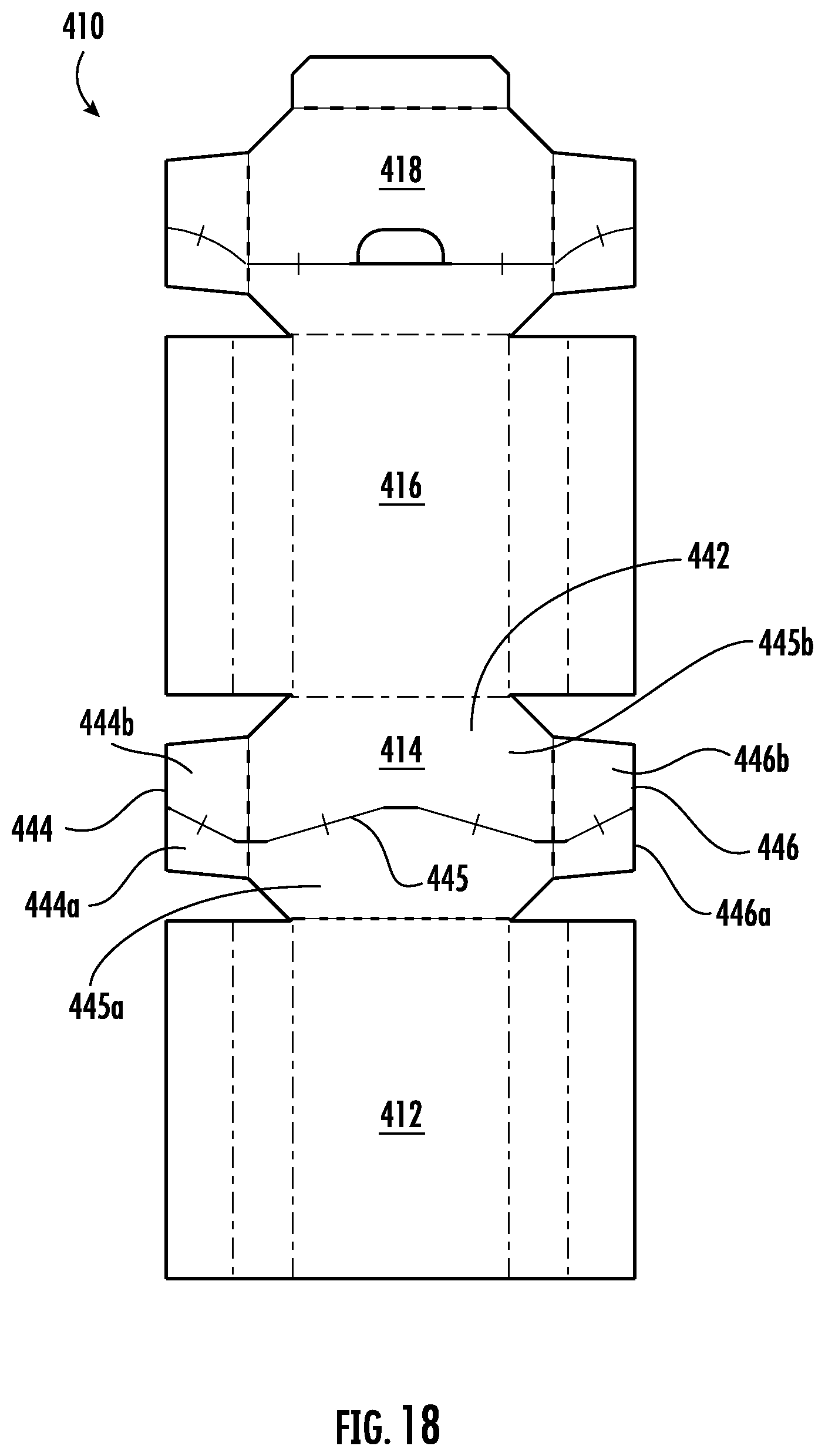 Patent US12448170 Figure 17 – Retail ready packages for multi-sided products