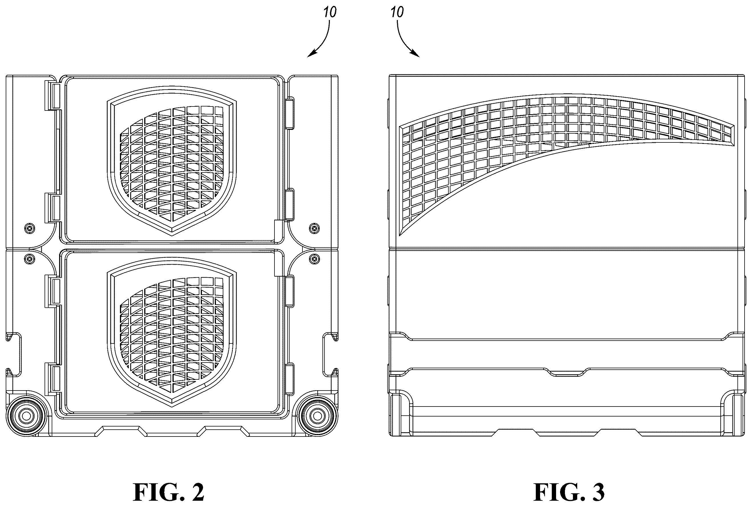 Patent US12448172 Figure 2 – Collapsible container