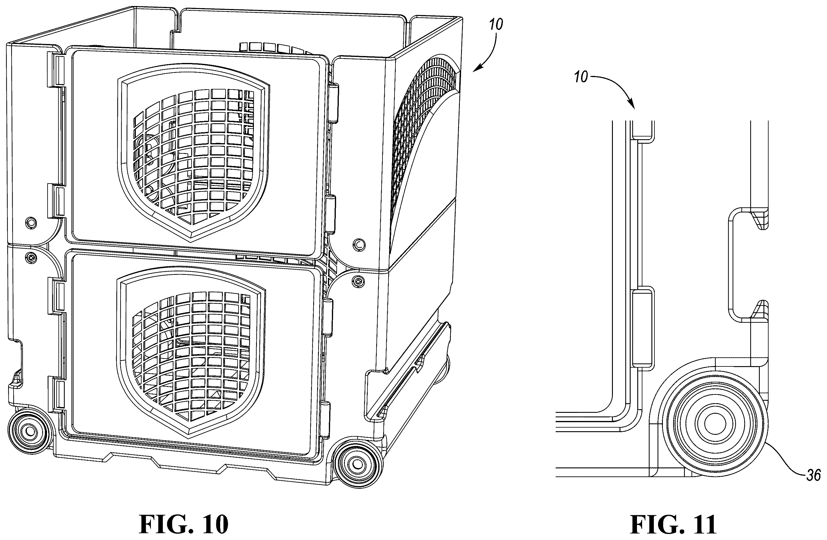 Patent US12448172 Figure 7 – Collapsible container