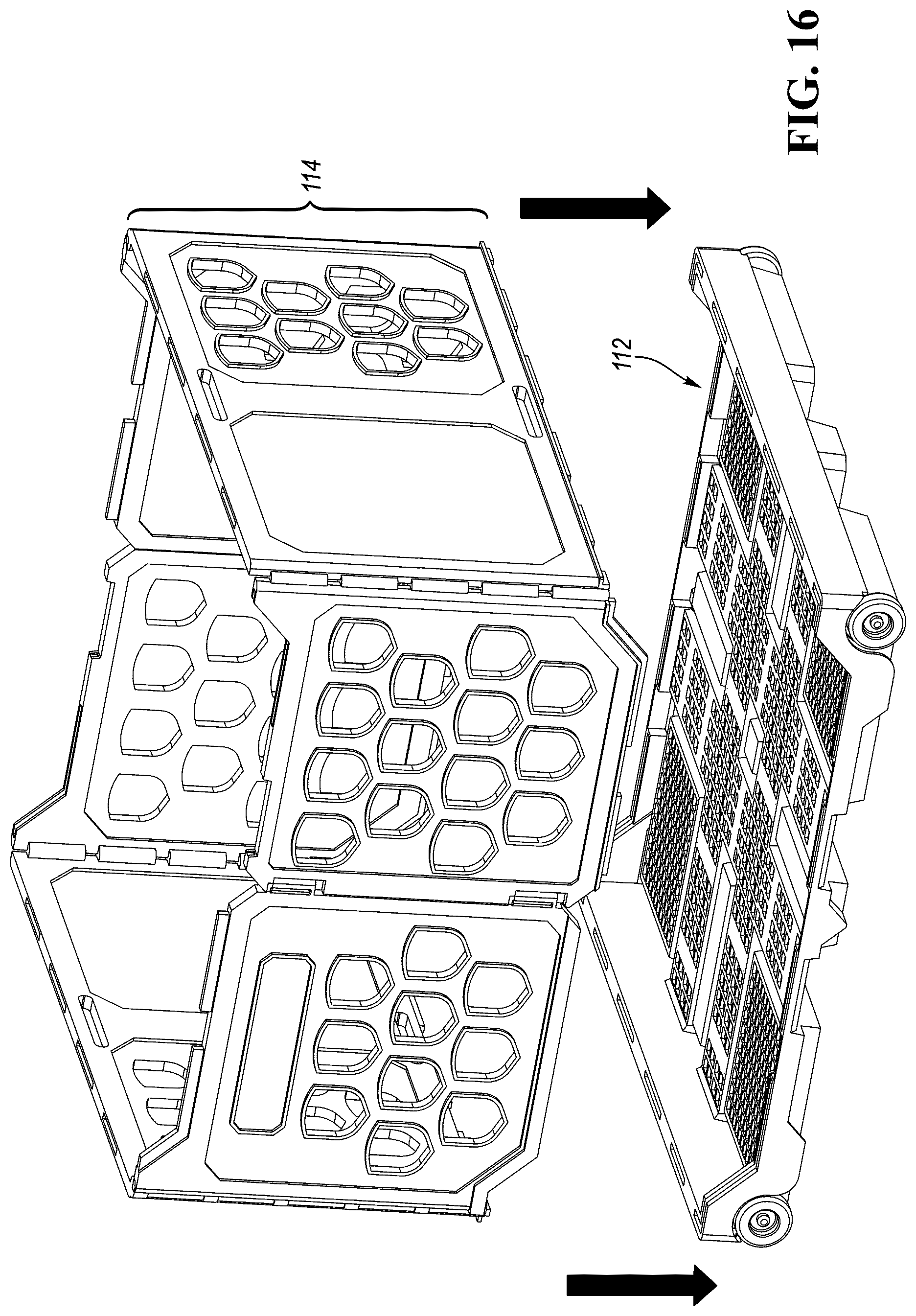 Patent US12448172 Figure 11 – Collapsible container