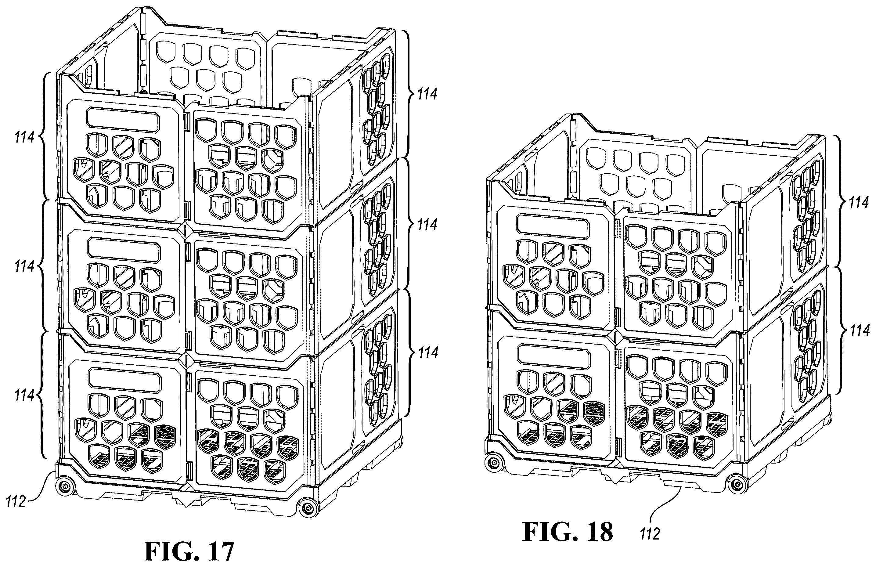 Patent US12448172 Figure 12 – Collapsible container
