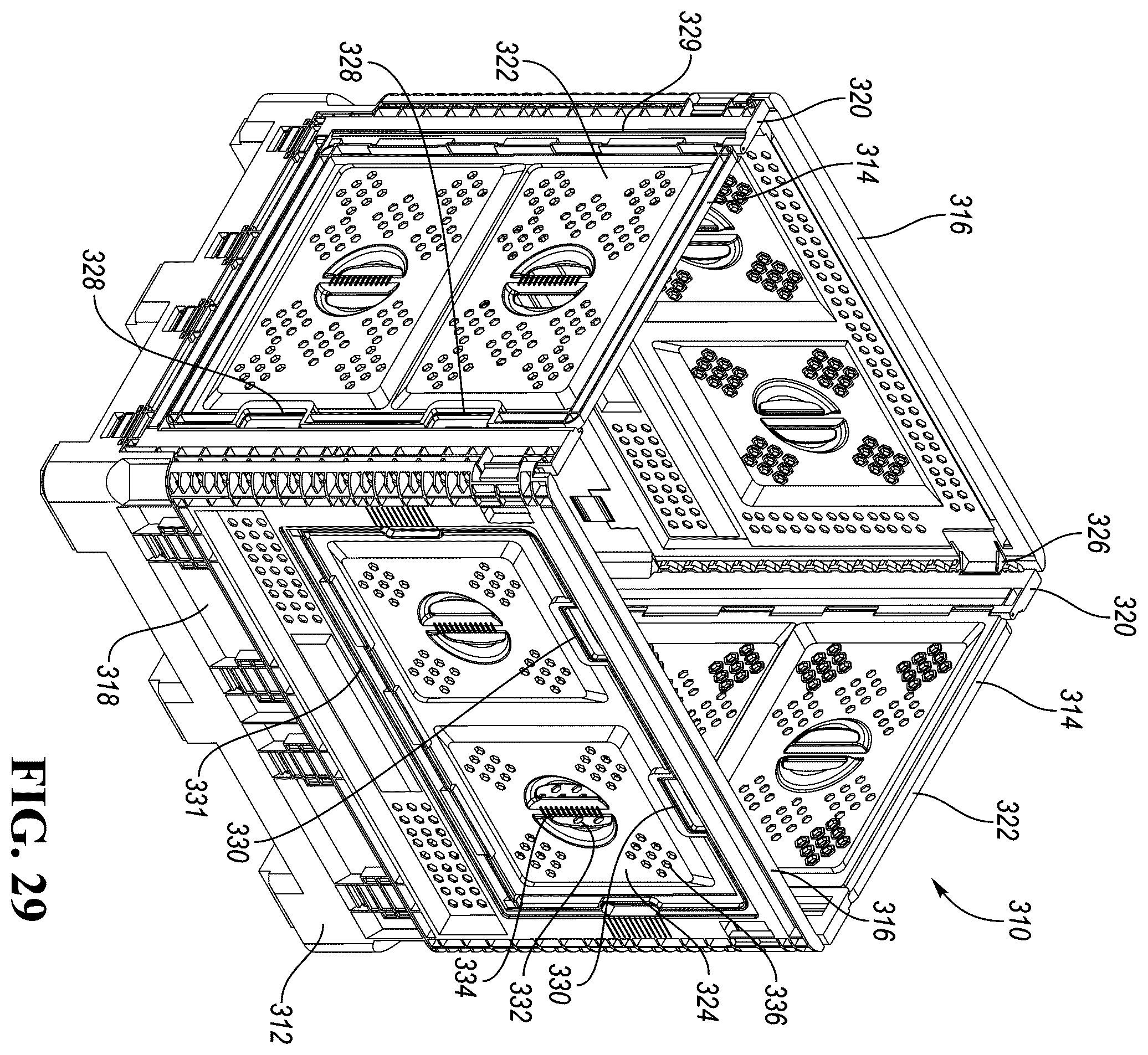 Patent US12448172 Figure 19 – Collapsible container
