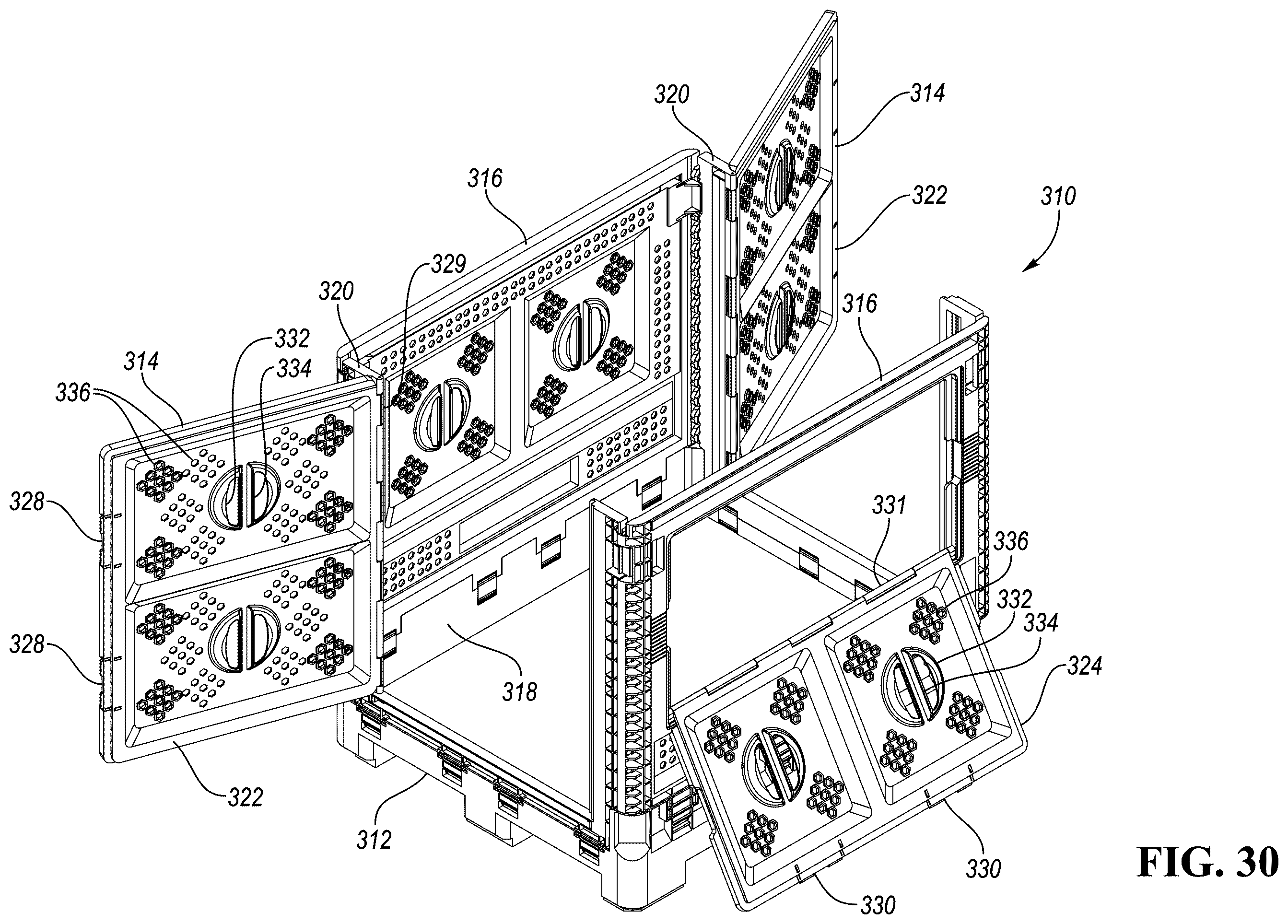 Patent US12448172 Figure 20 – Collapsible container