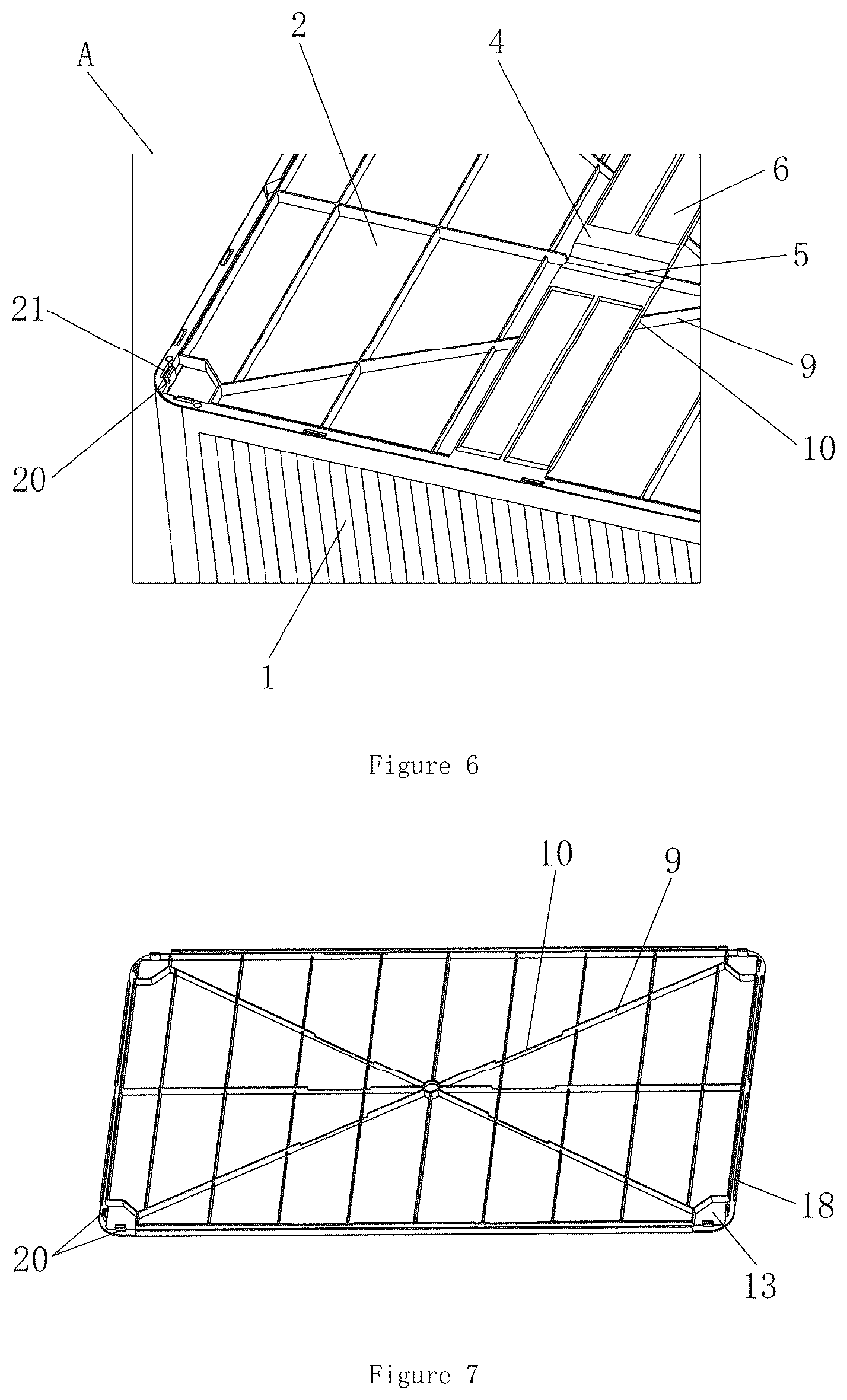 Patent US12448174 Figure 4 – Foldable storage box