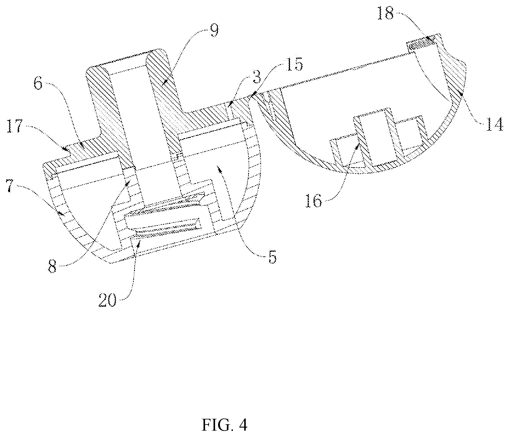 Patent US12448175 Figure 4 – Scent container and a drinking device head