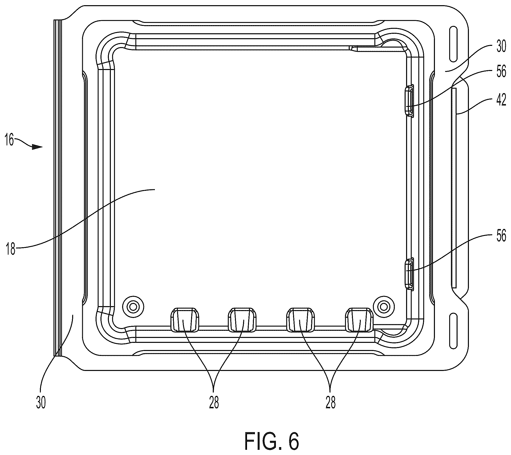 Patent US12448177 Figure 6 – Packaging for plates