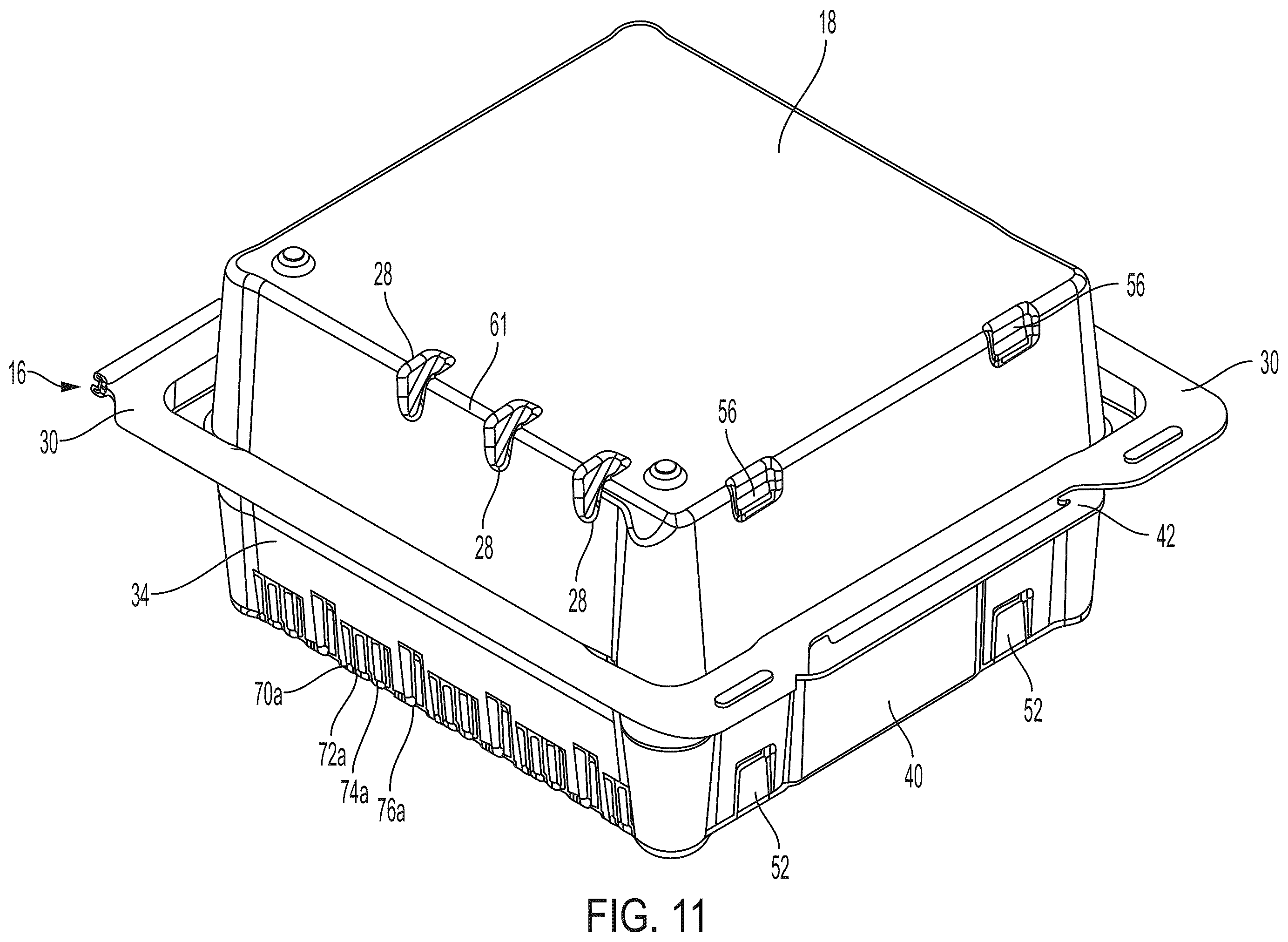 Patent US12448177 Figure 11 – Packaging for plates